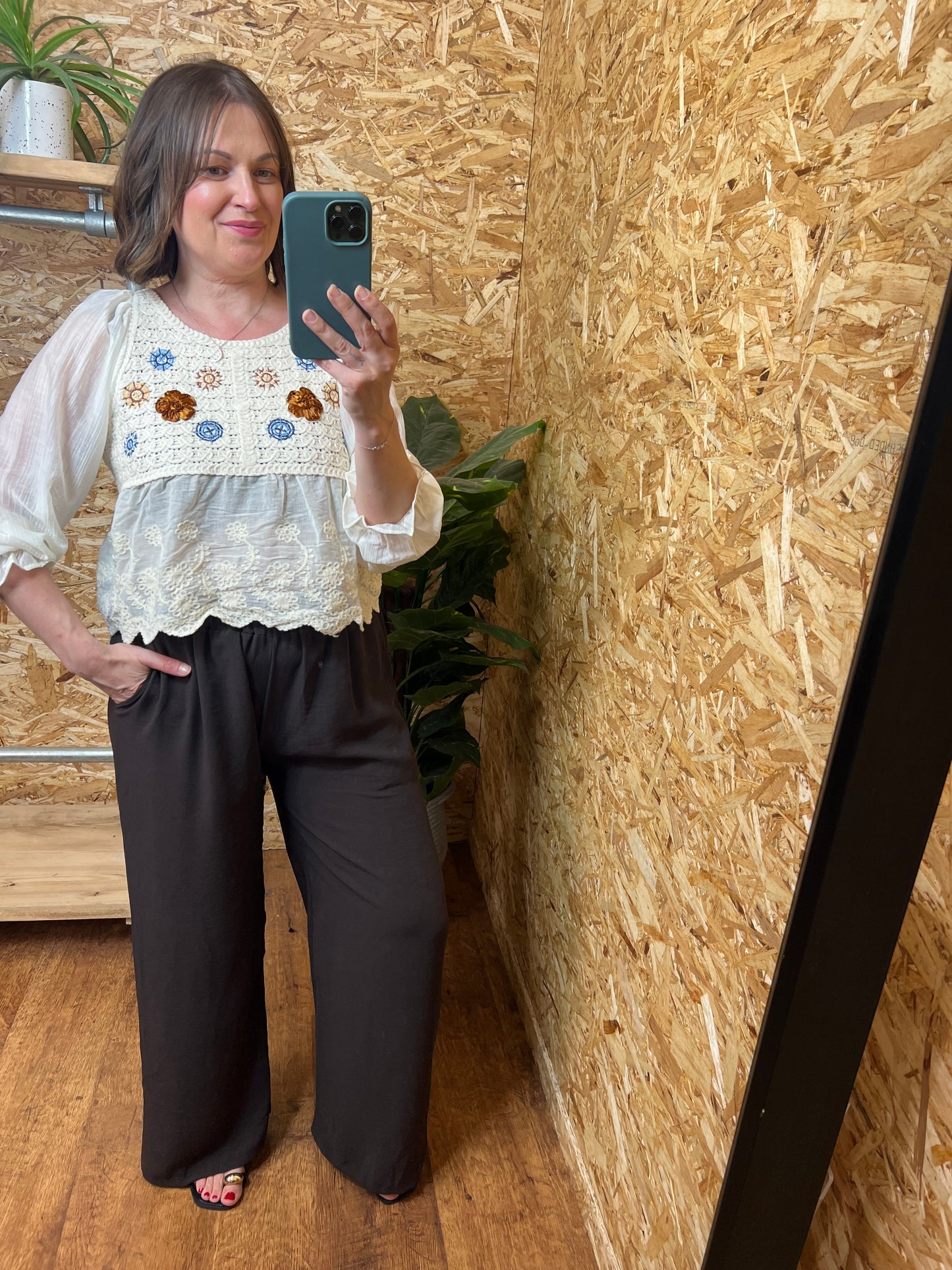 Crochet Smock Top