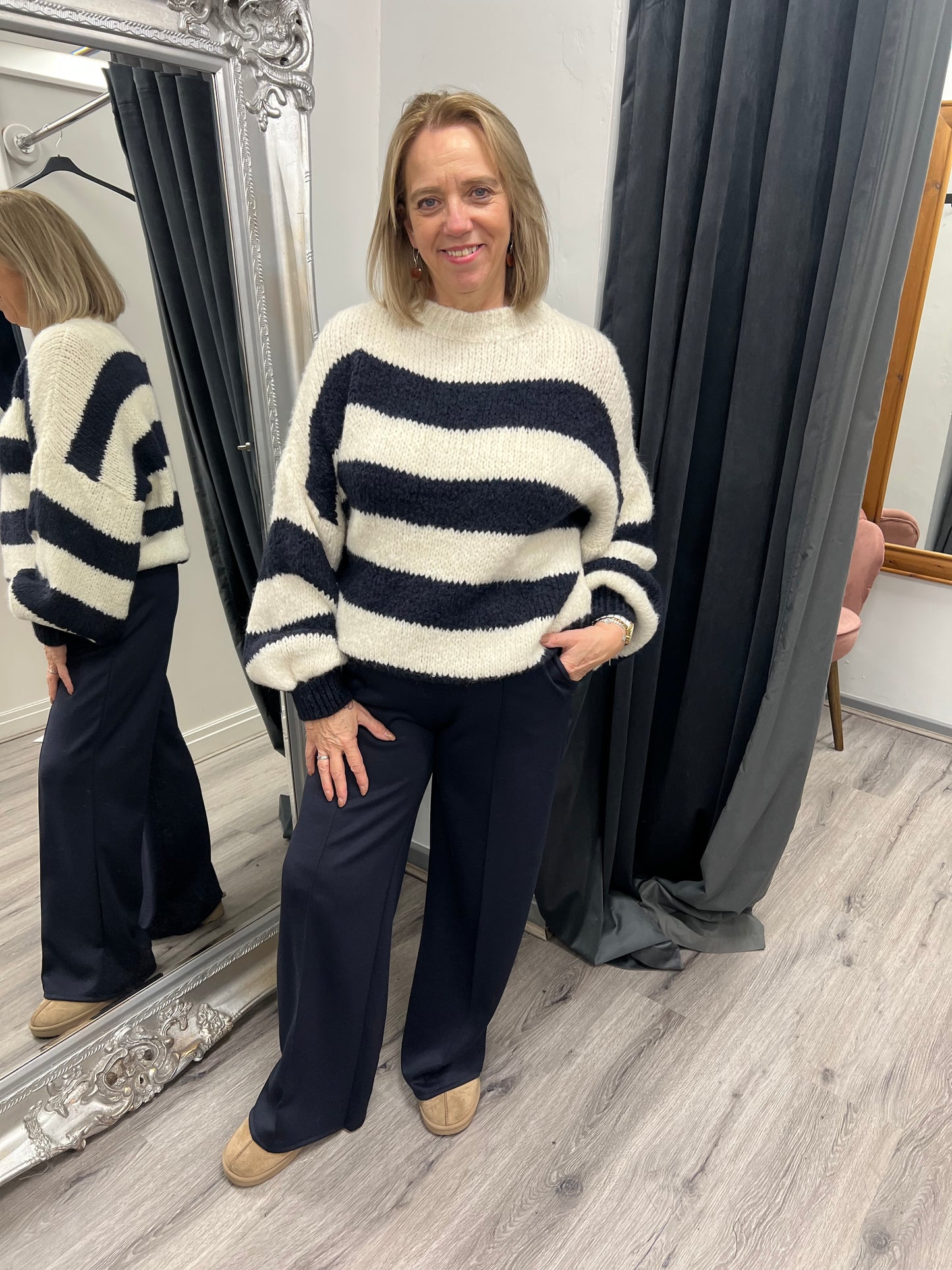 Chunky Stripe Knit