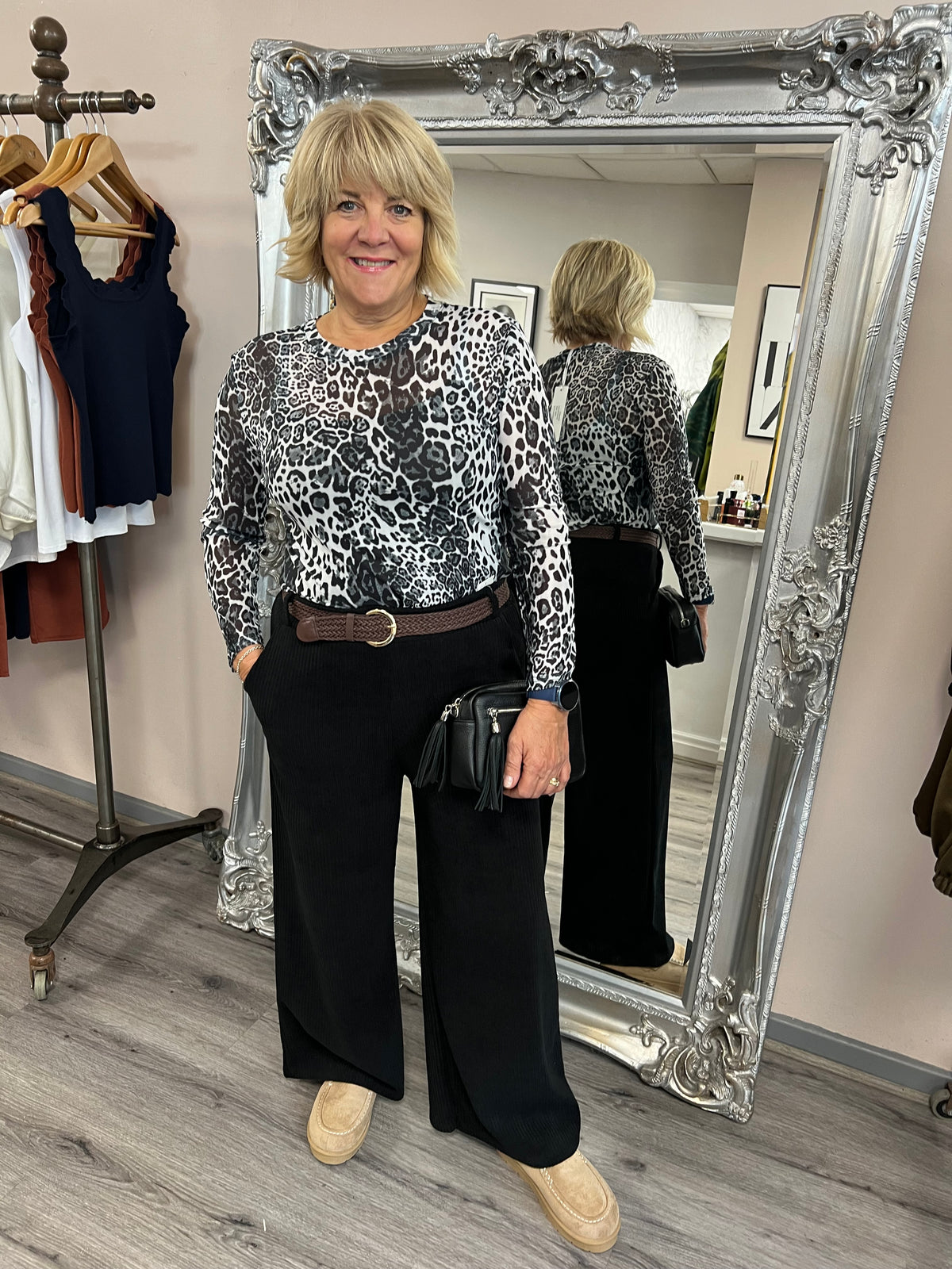 Hannah Wide Leg Cord Trousers