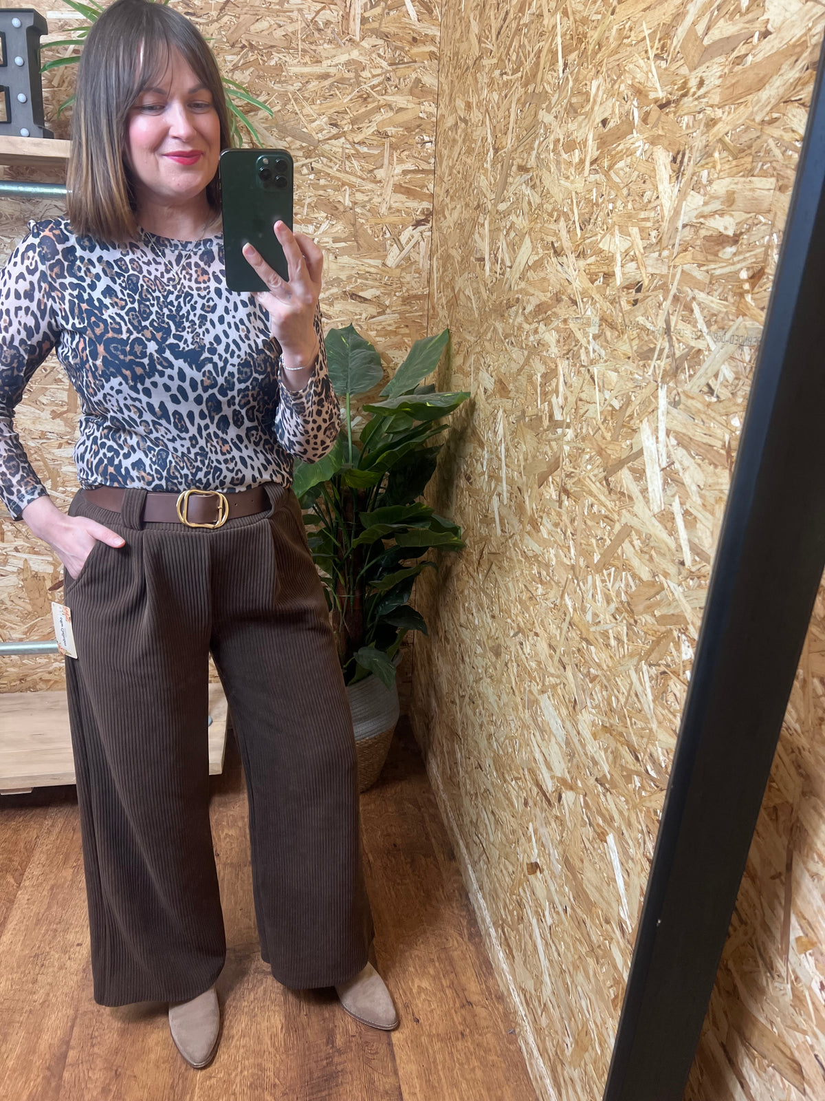 Hannah Wide Leg Cord Trousers