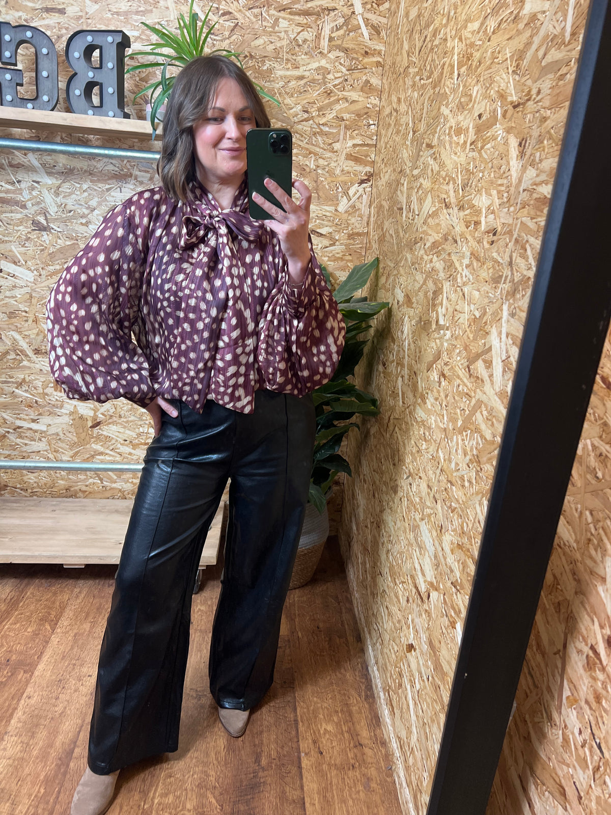 Sylvie Pussy Bow Blouse