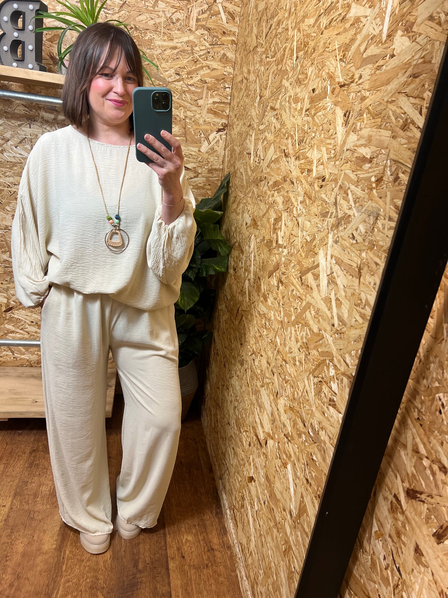 Ebony Bubble Hem Top