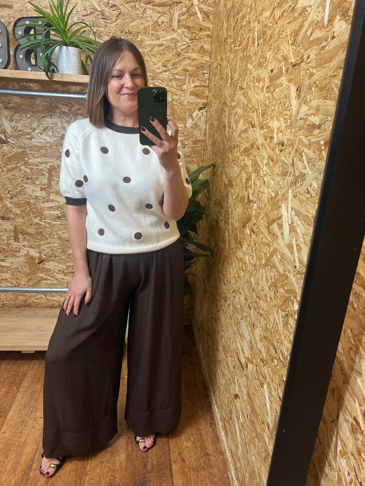 Short Spotty Knit