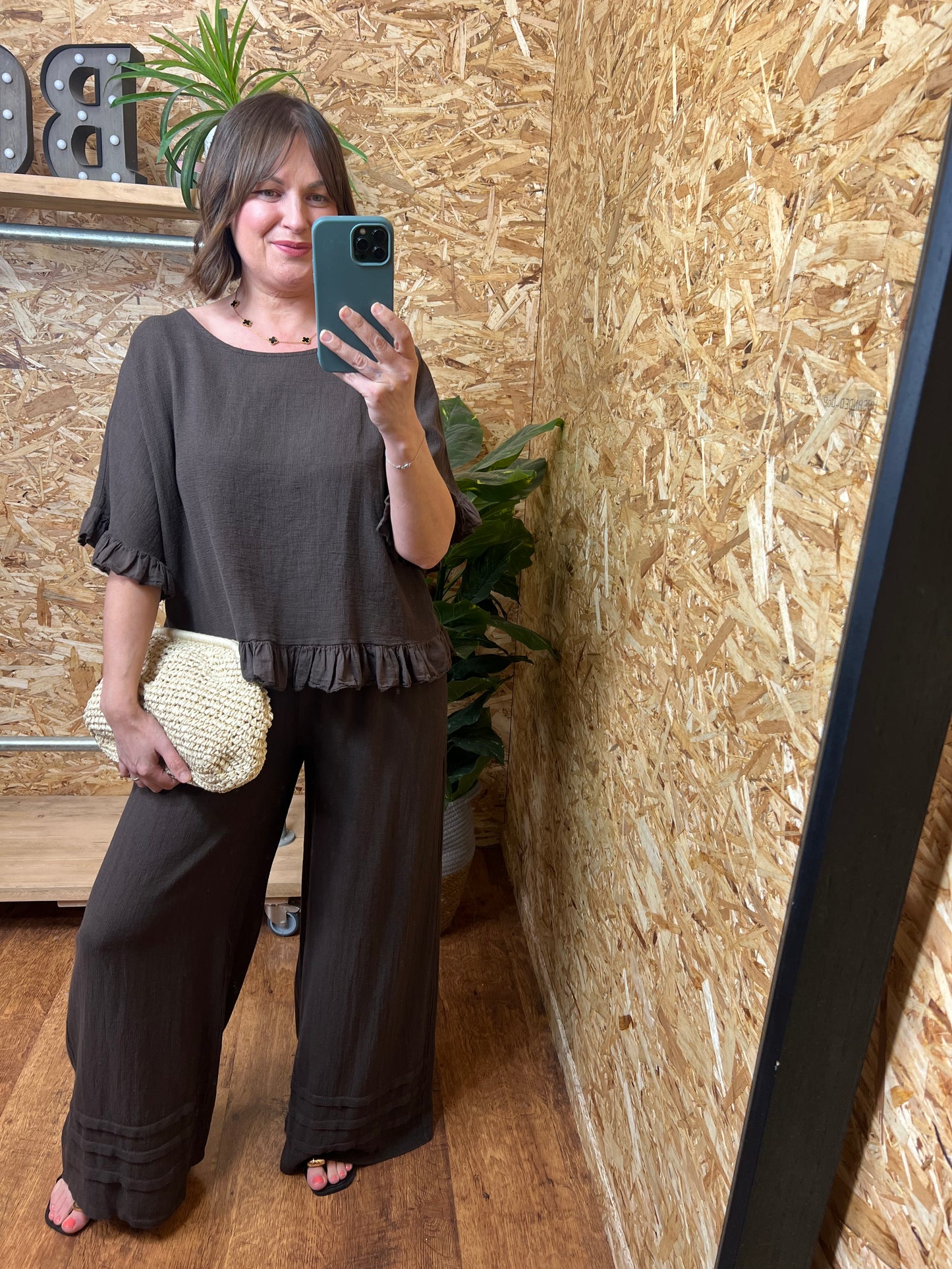 Nola Pleat Detail Trousers