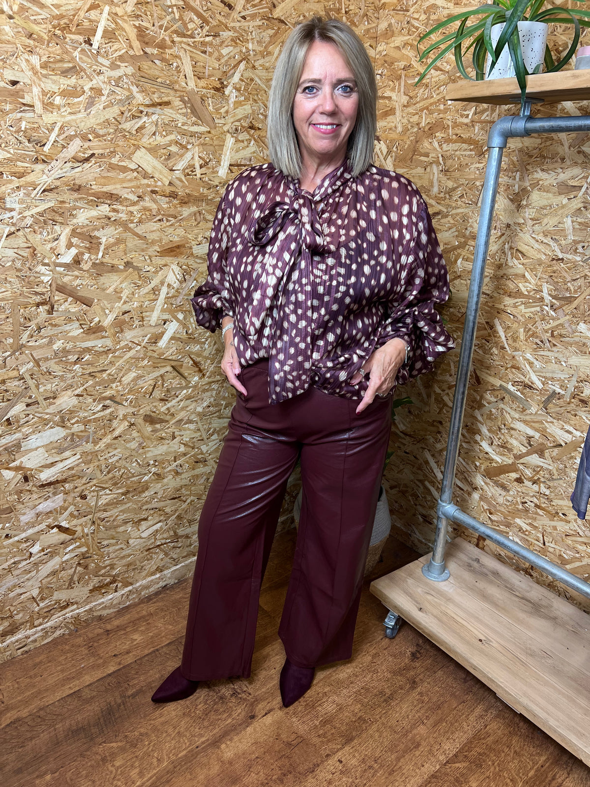 Sylvie Pussy Bow Blouse