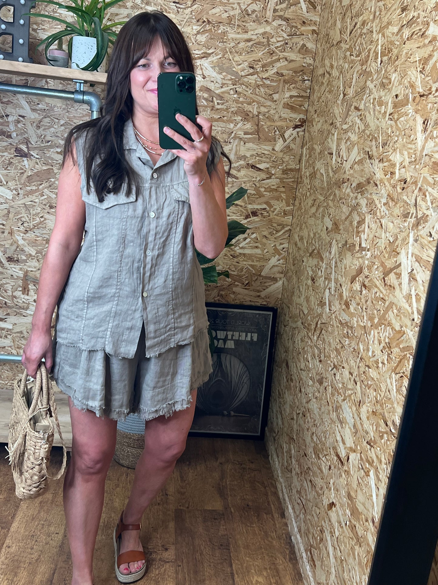 Athena Linen Shorts