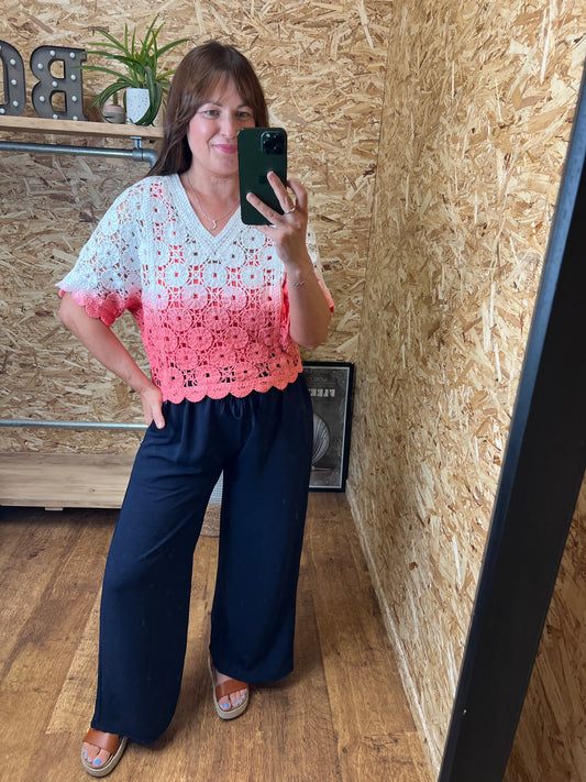 Talia Crochet Top