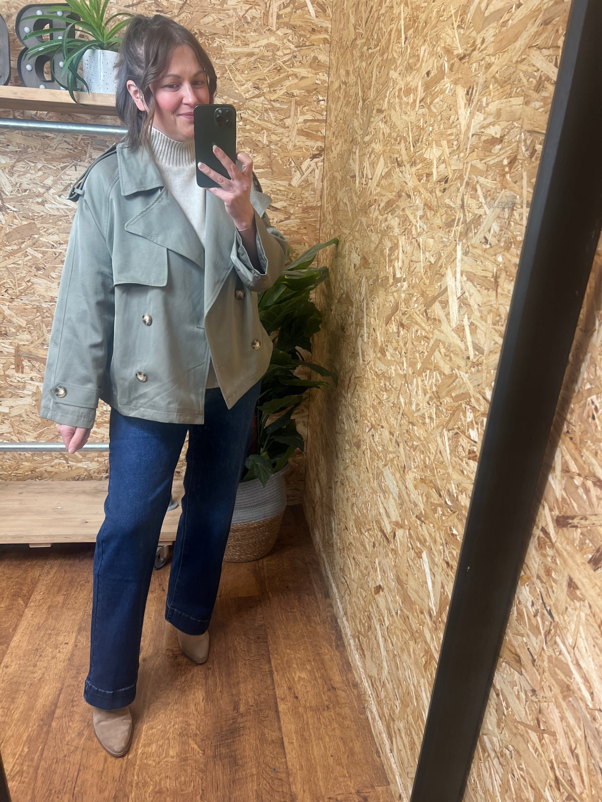 Short Belted Trench