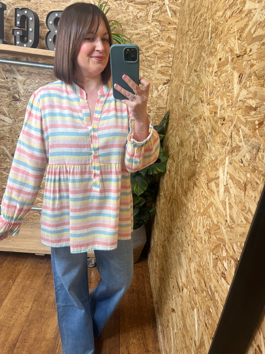 Anise Stripe Blouse