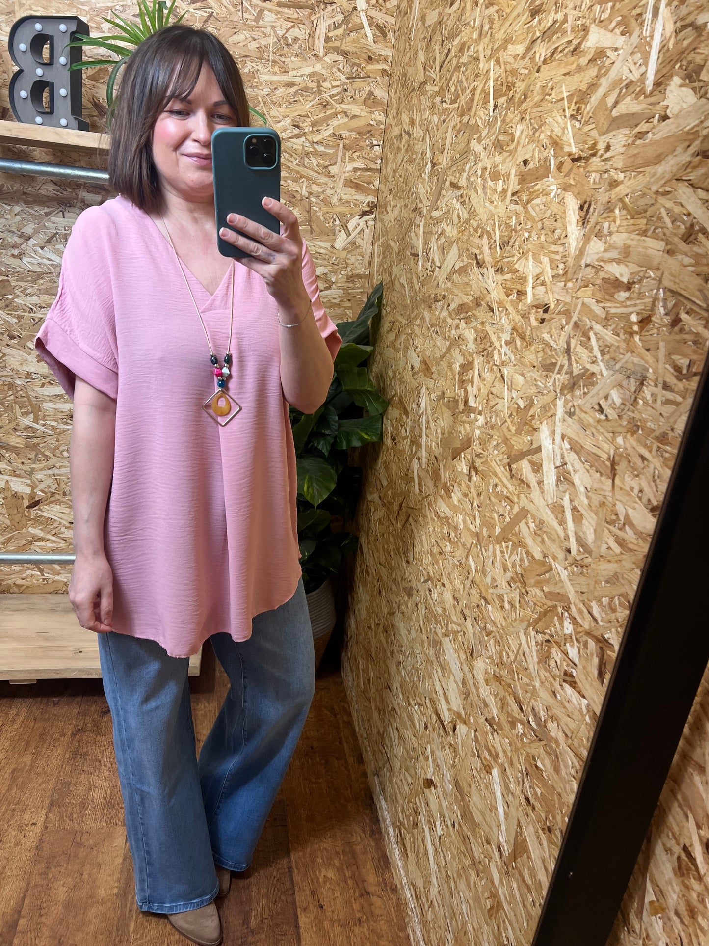 Ebony V Neck Top