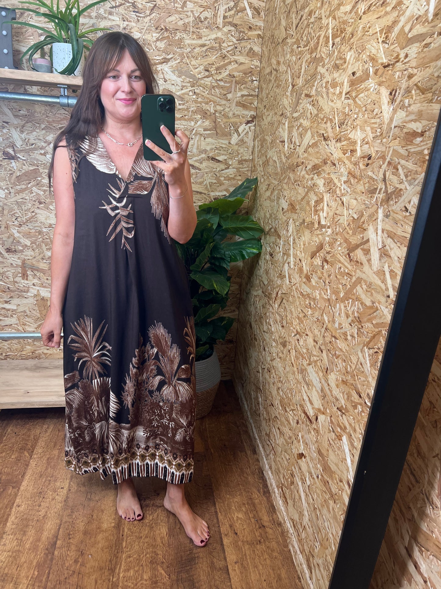 Botanical Print Dress