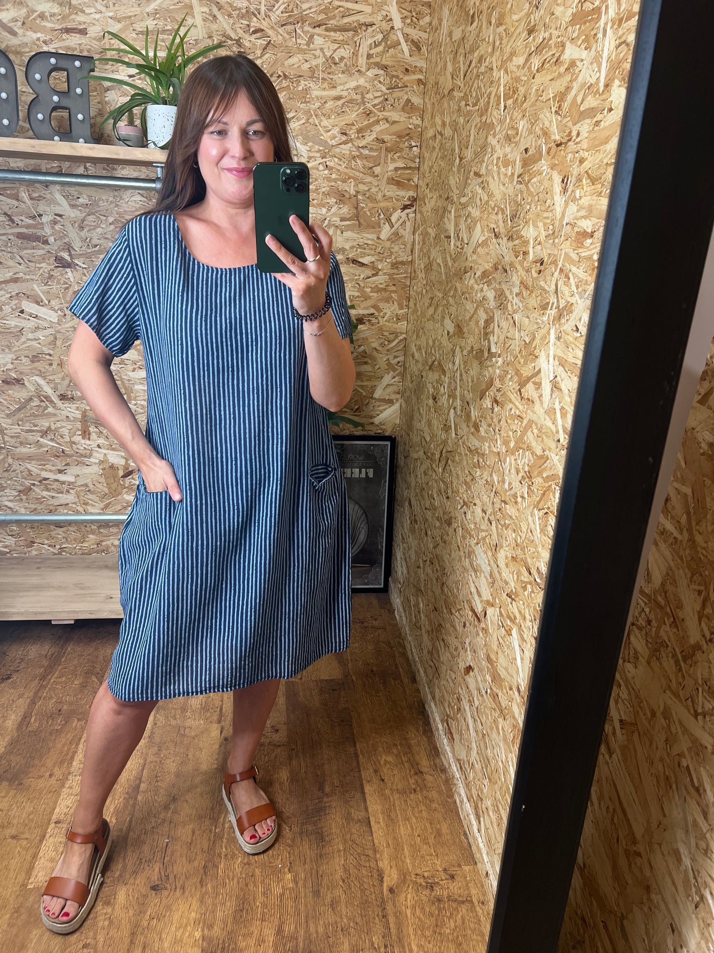 Stripe Cotton Dress