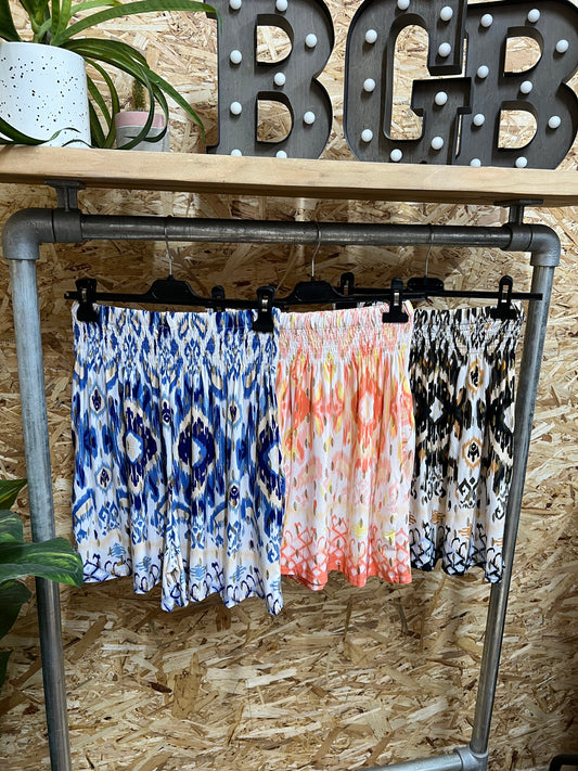 Aztec Metallic Shorts