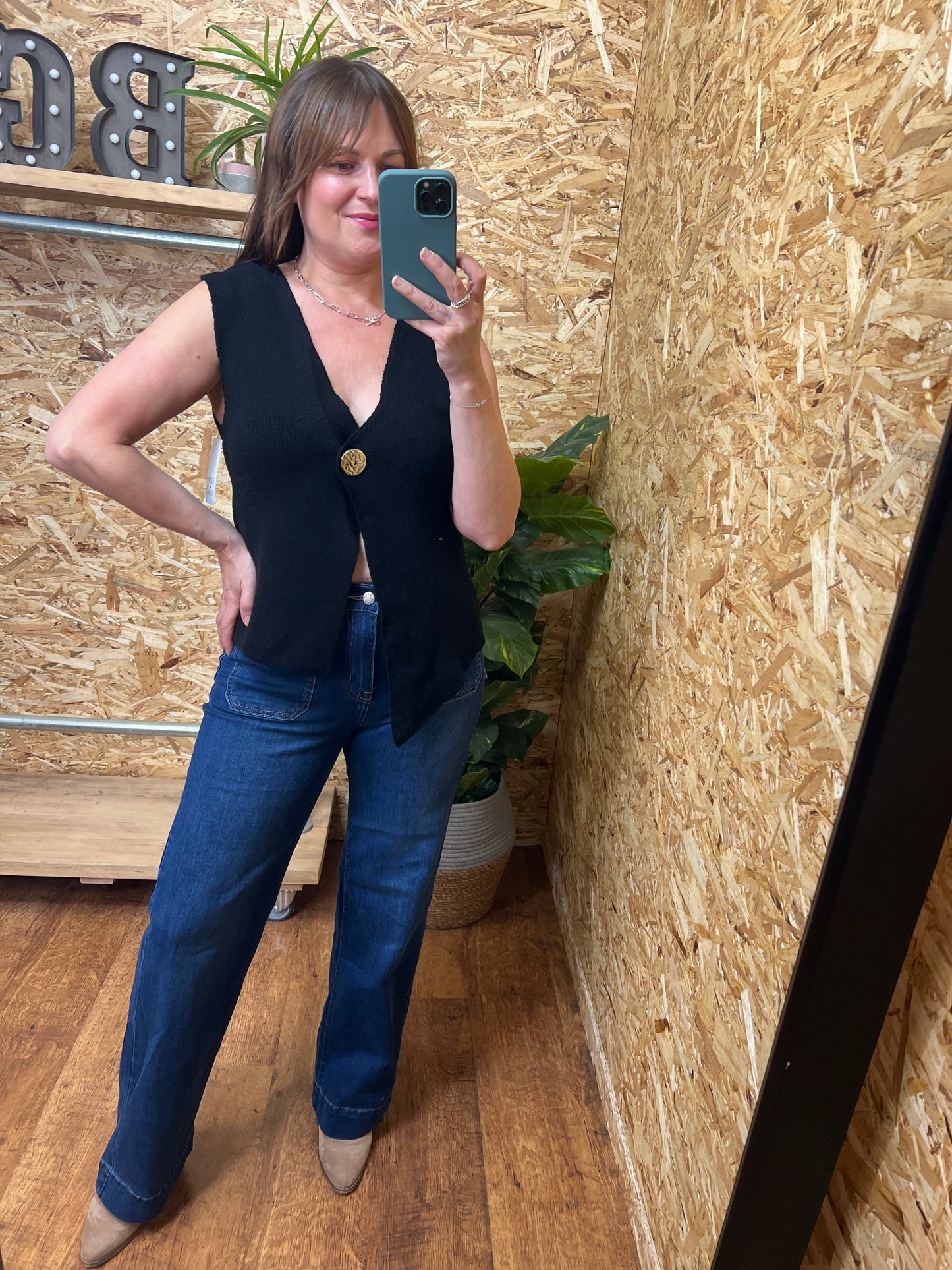 Gold Button Waistcoat