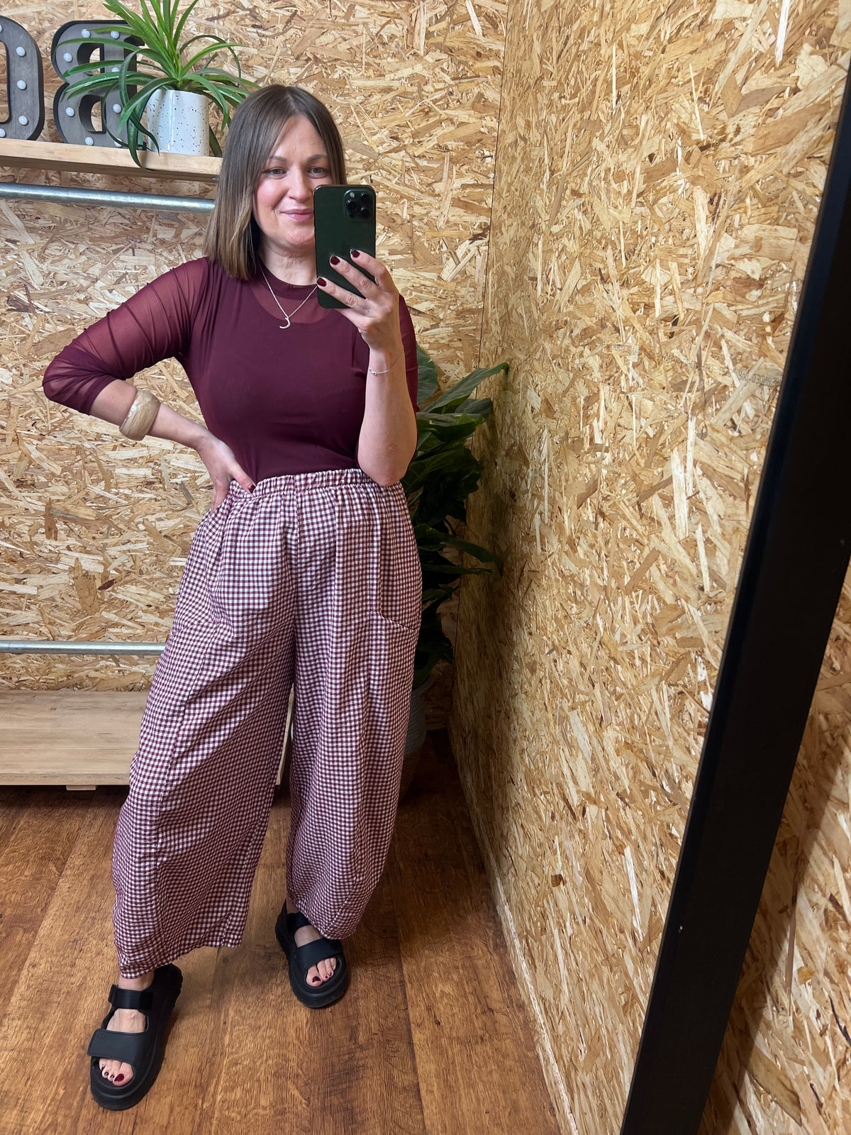 Plain Mesh Top
