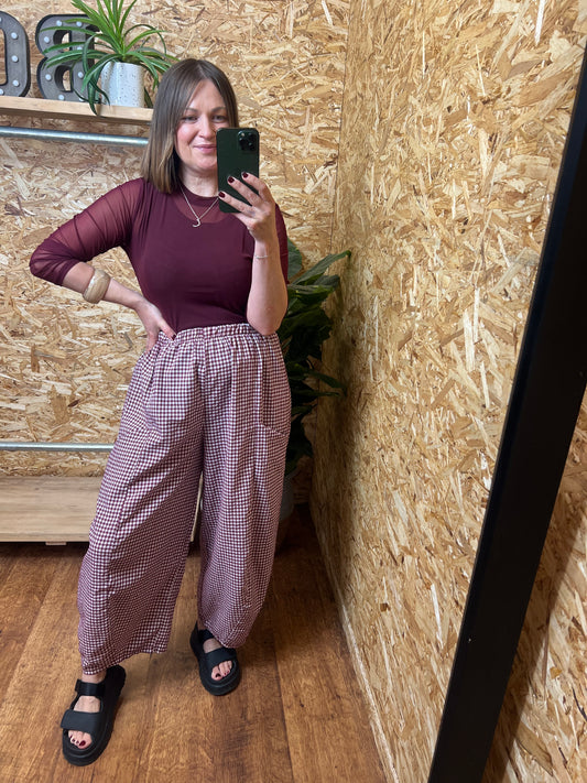 Plain Mesh Top