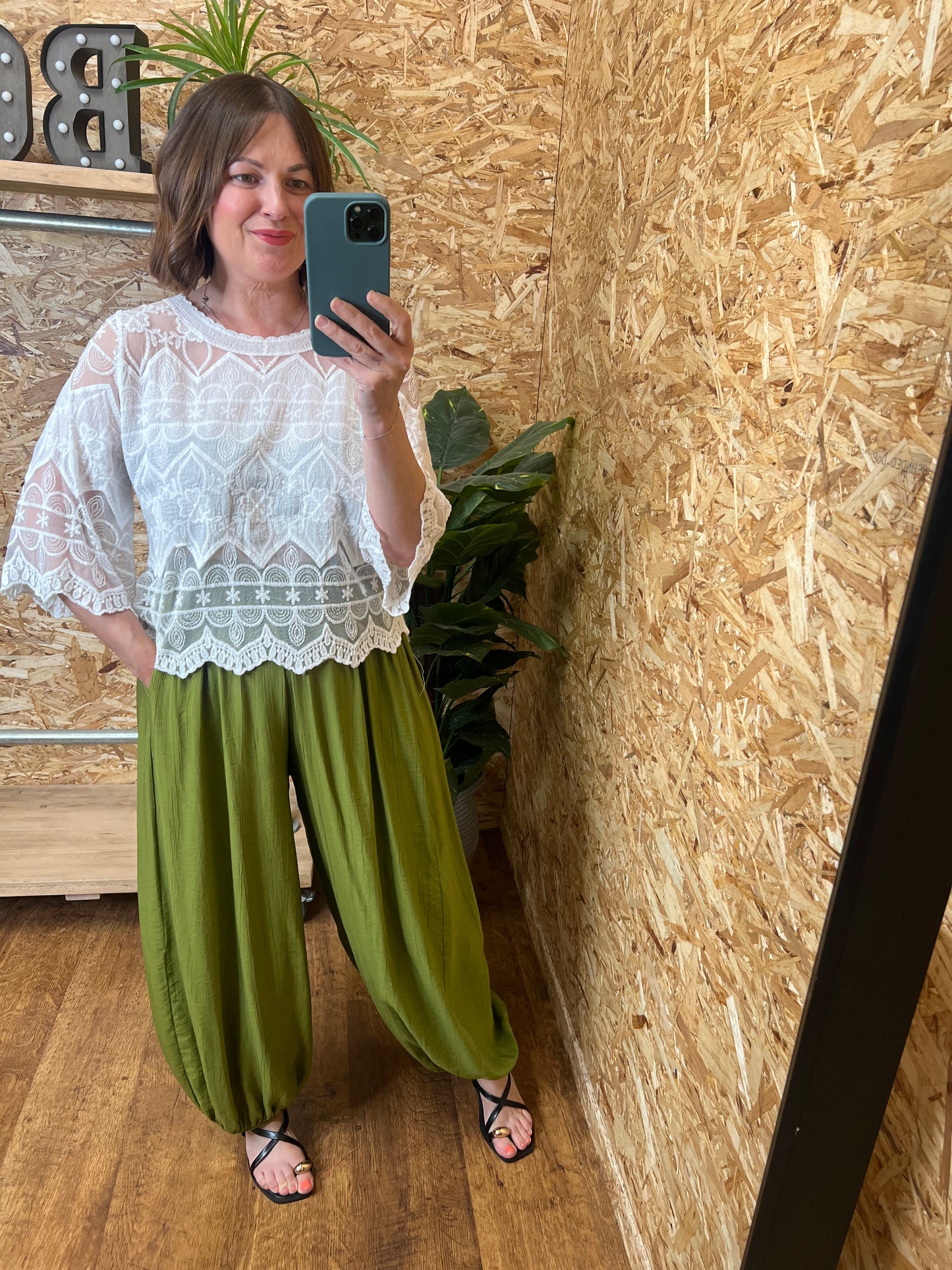 Lace Panel Top