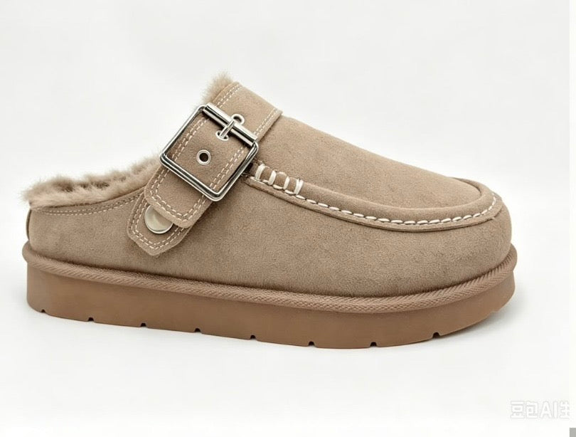 Maddox Fur Lined Mules