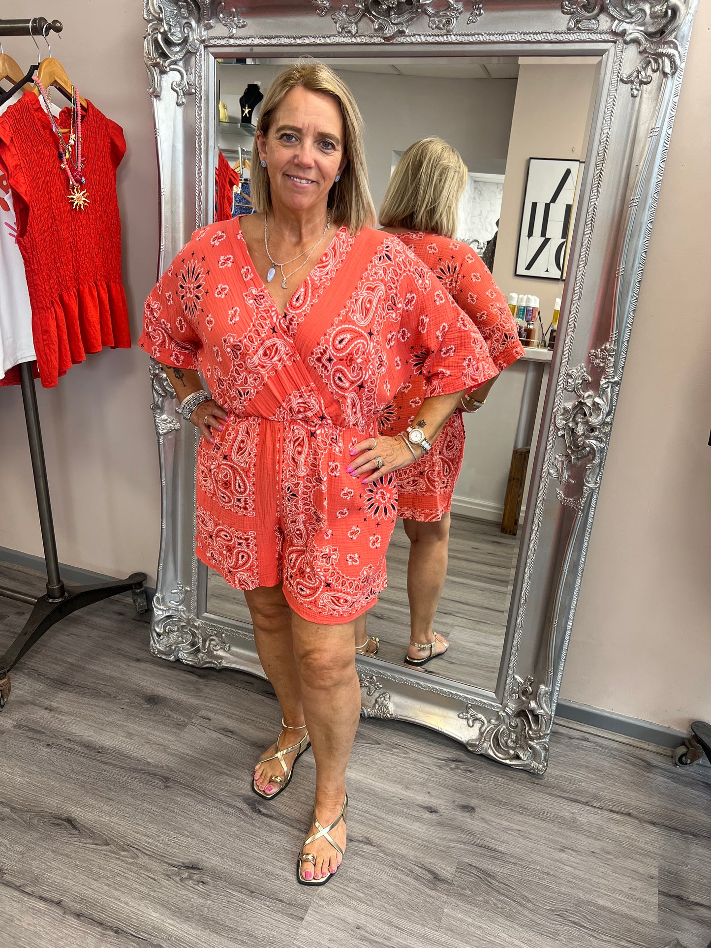 Bandana Print Playsuit