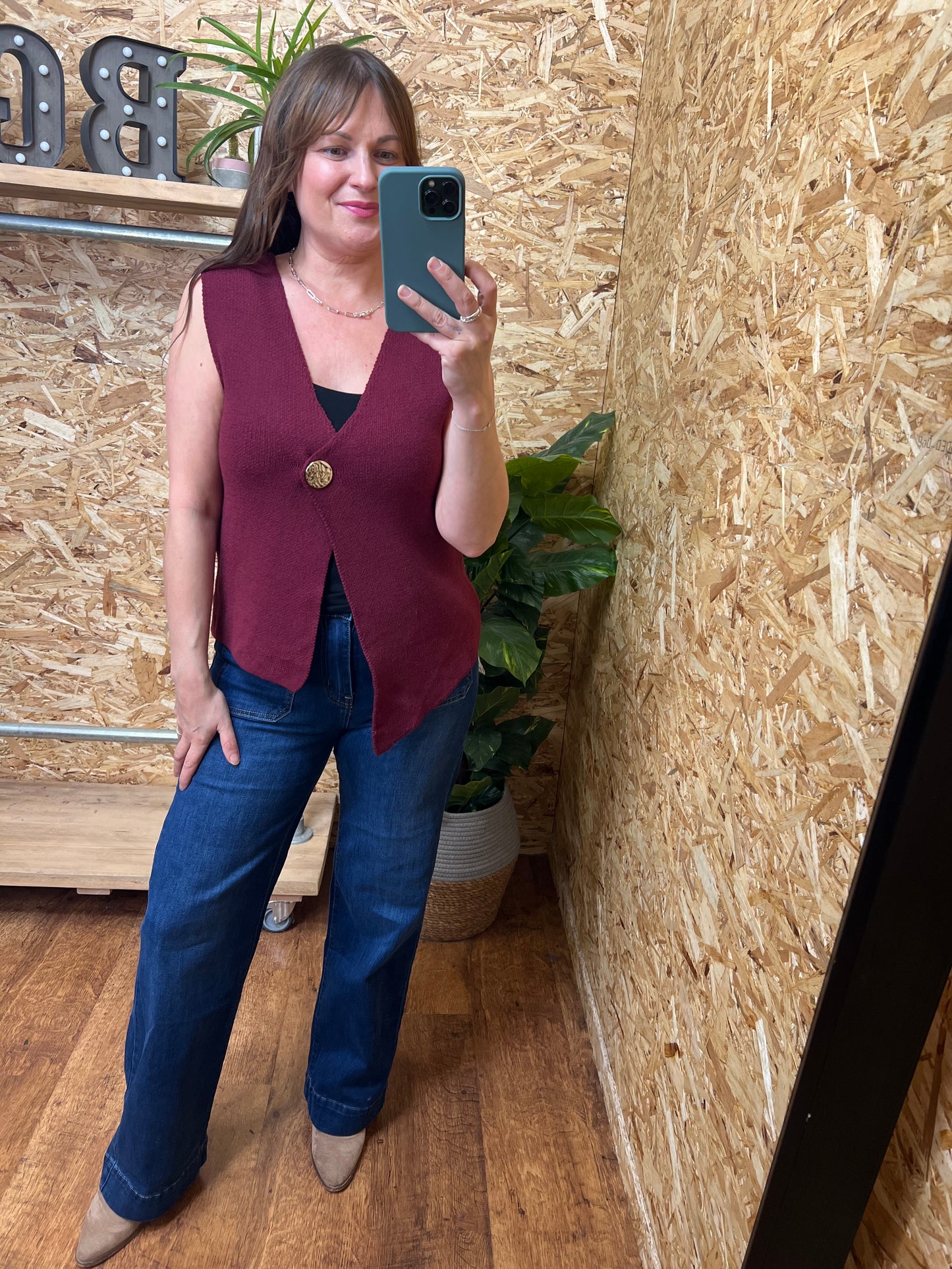 Gold Button Waistcoat