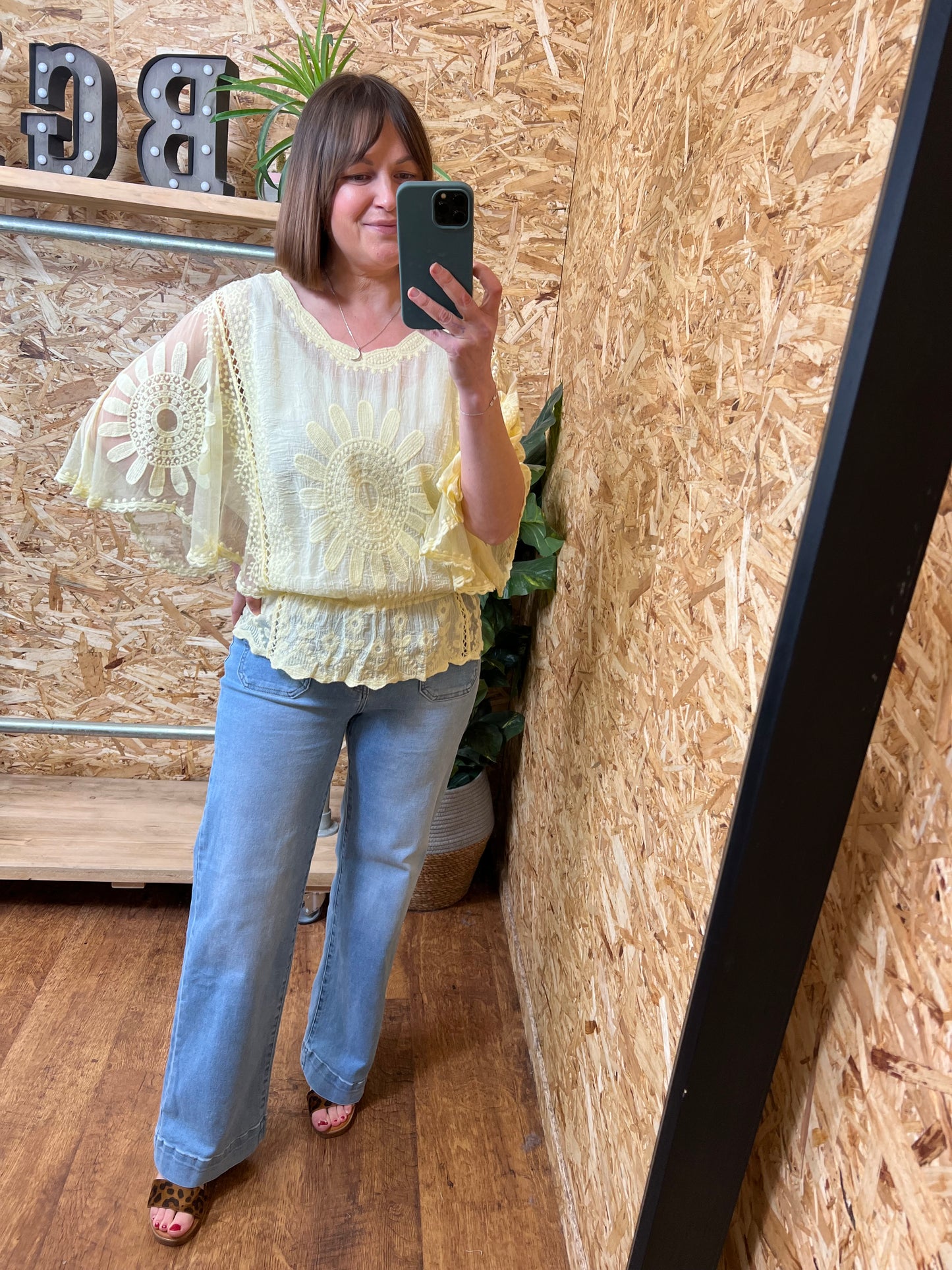 Sunflower Lace Top