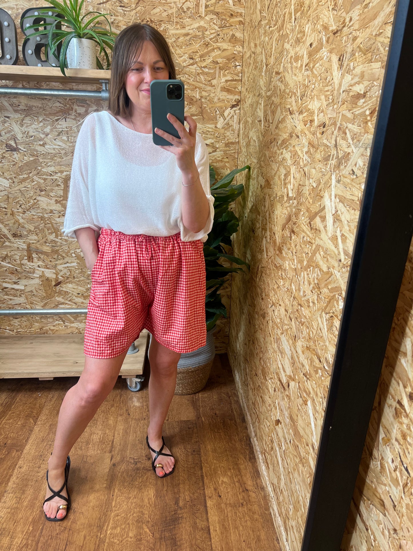Gingham Shorts