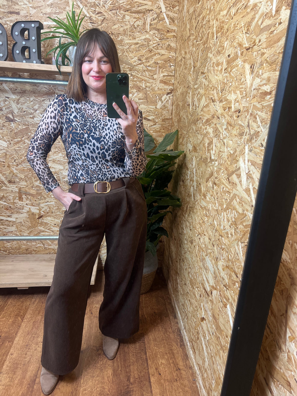 Hannah Wide Leg Cord Trousers