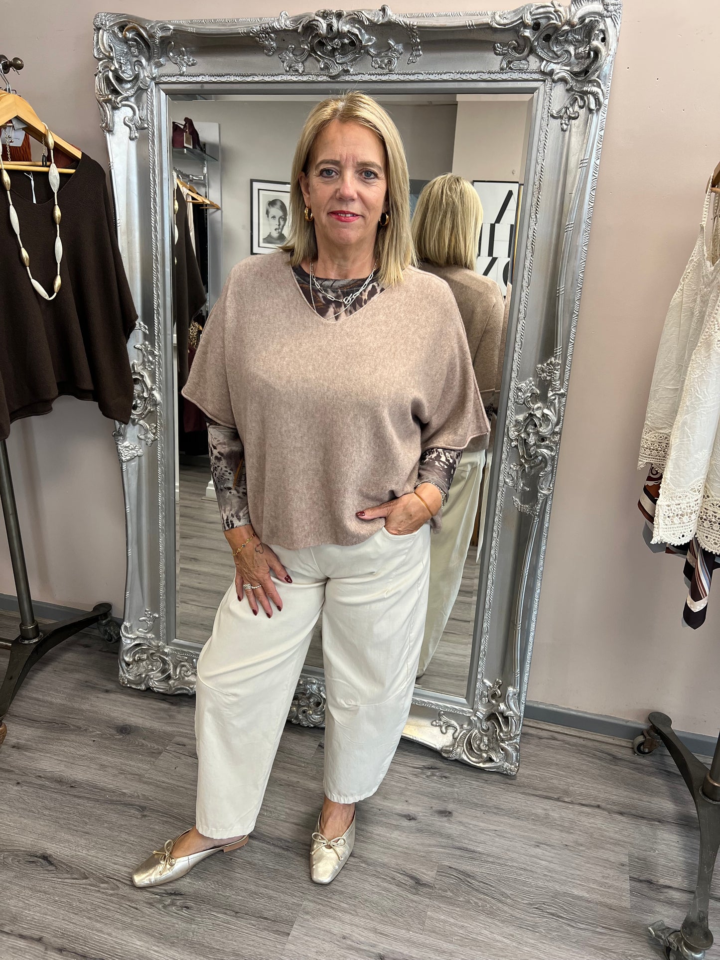 Ella V Neck Knit