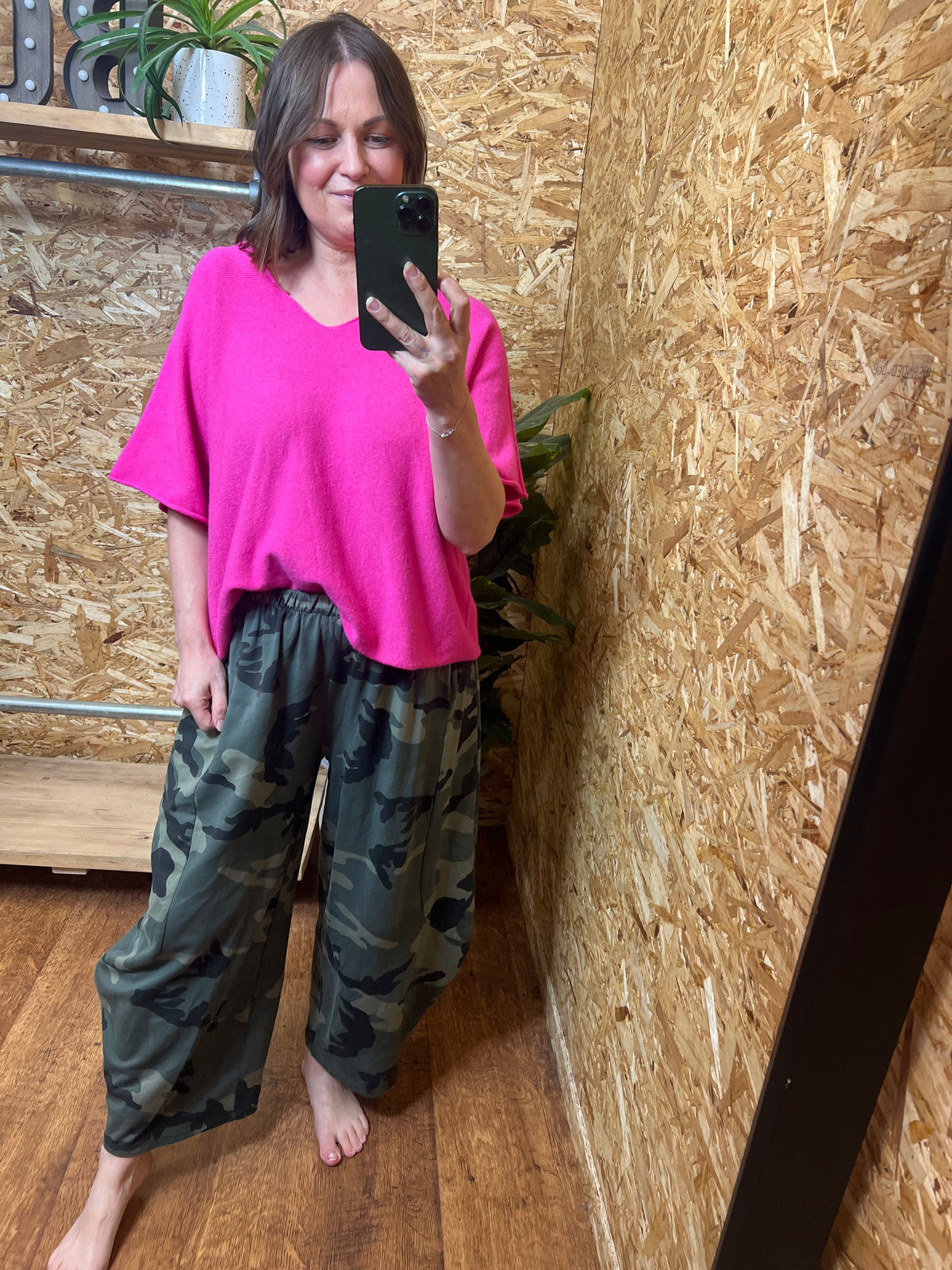 Jersey Cotton Camo Pants