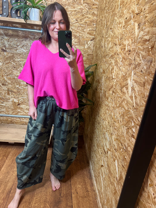 Jersey Cotton Camo Pants