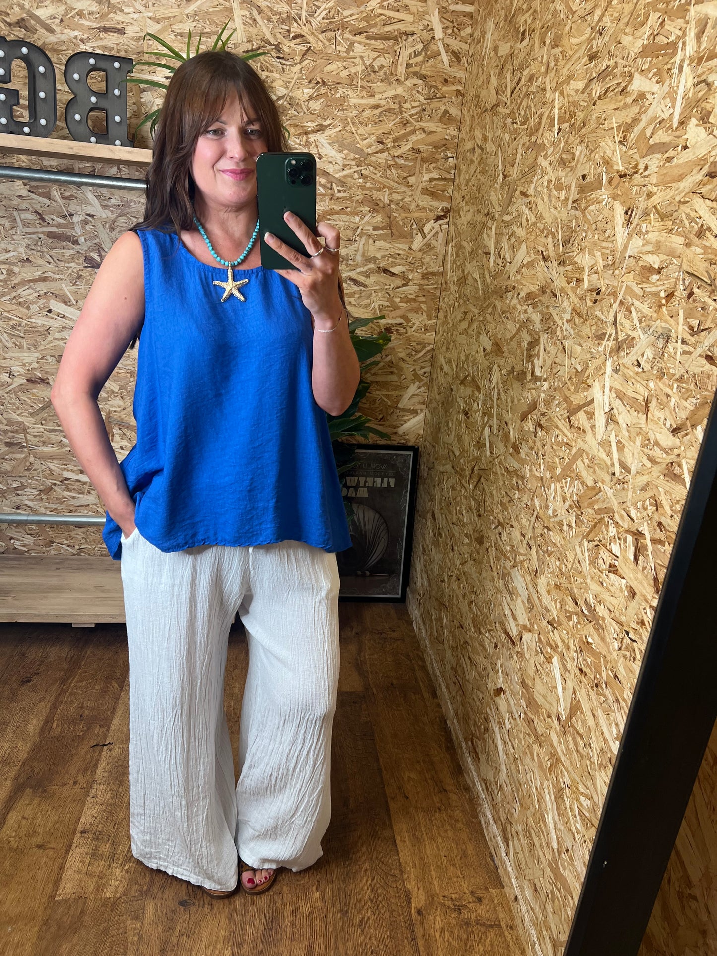 Ellie Button Back Top