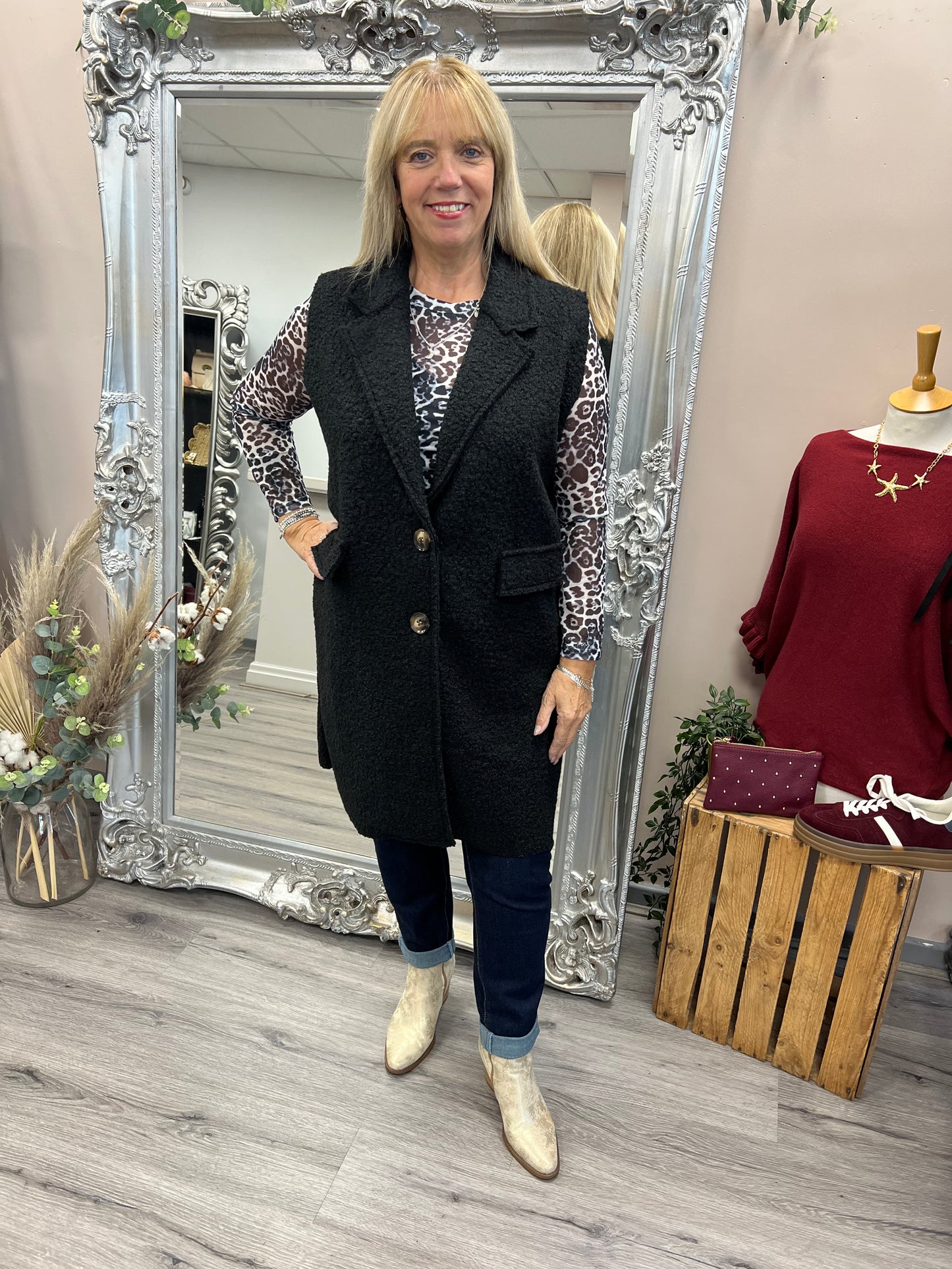 Boucle Long Waistcoat