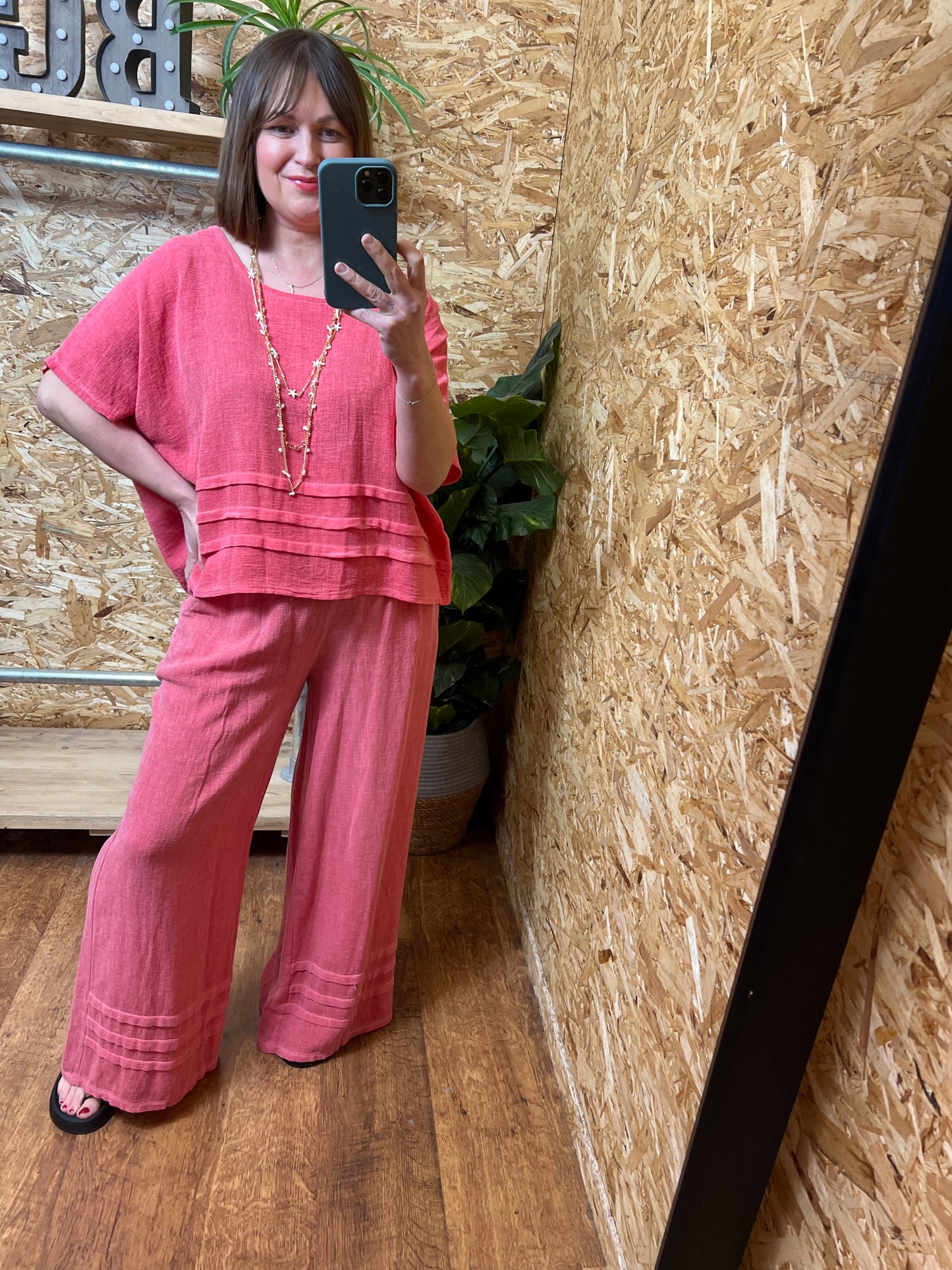 Nola Pleat Detail Trousers