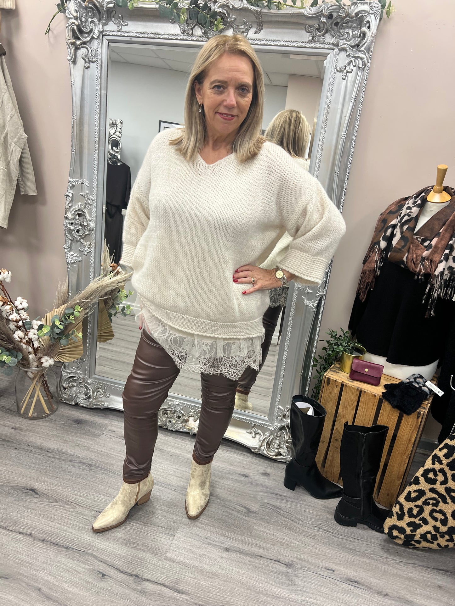 Lace Tunic Knit