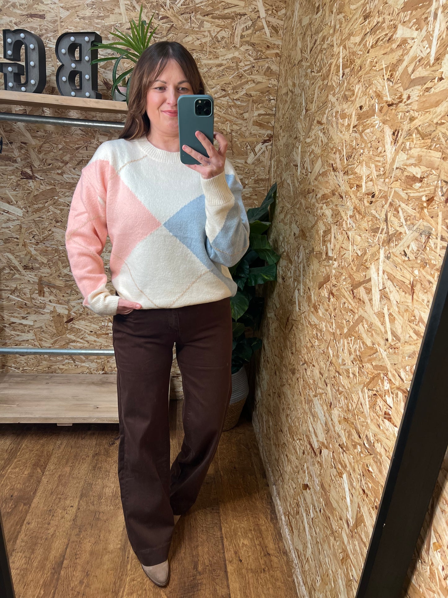 Argyle Knit - Pastel