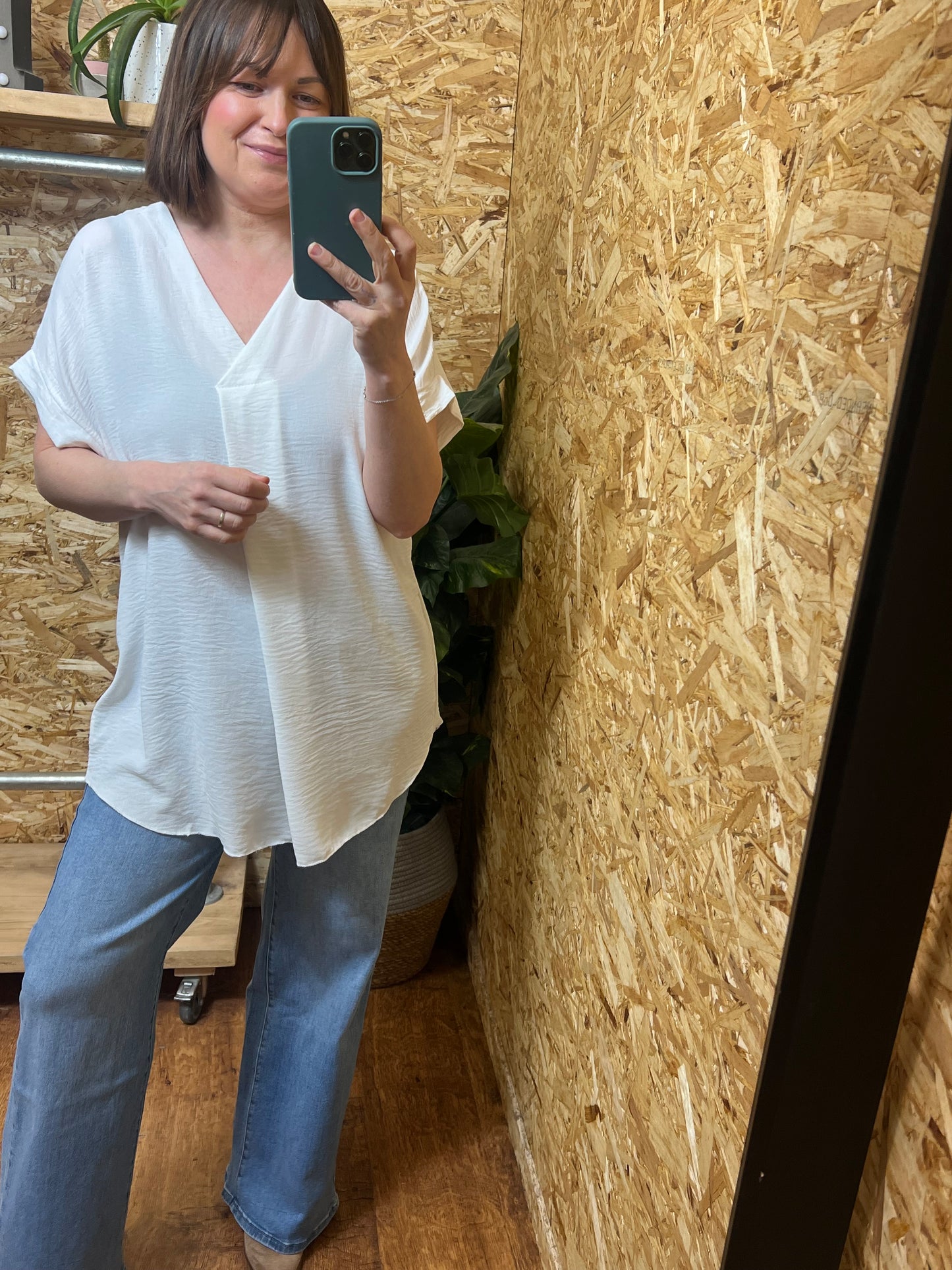 Ebony V Neck Top