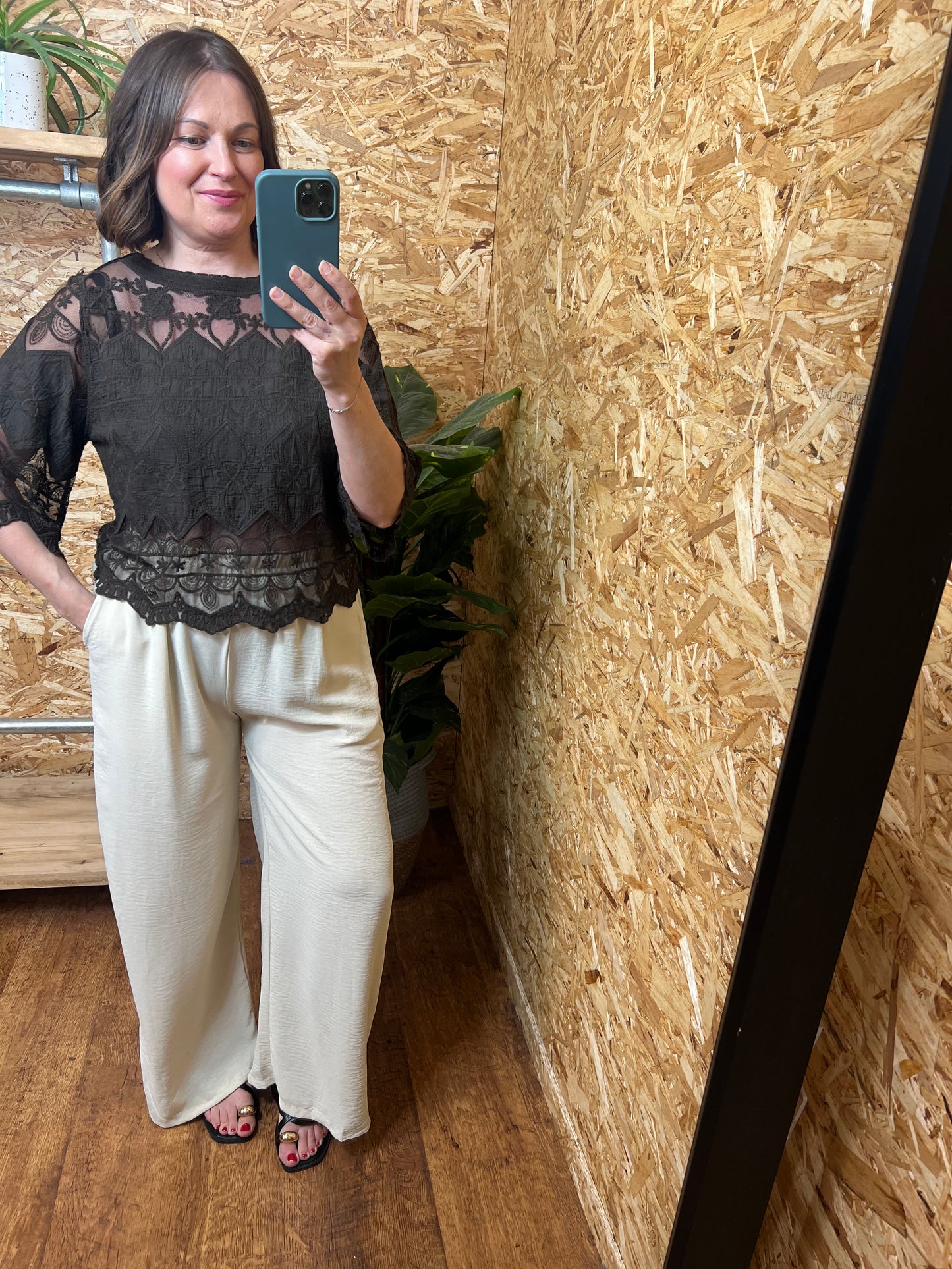Lace Panel Top