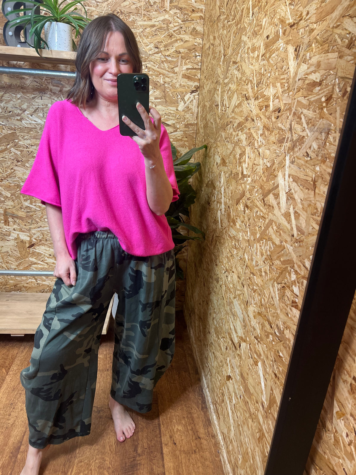 Jersey Cotton Camo Pants