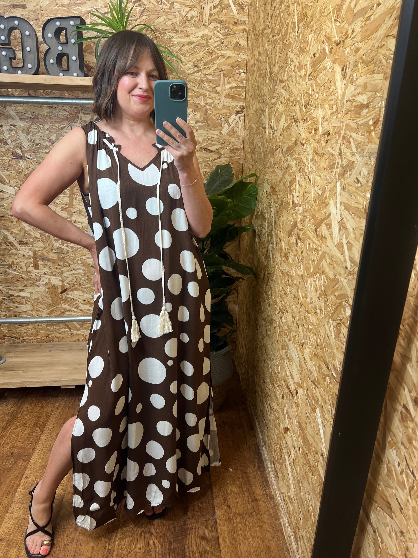 Polka Dot Maxi