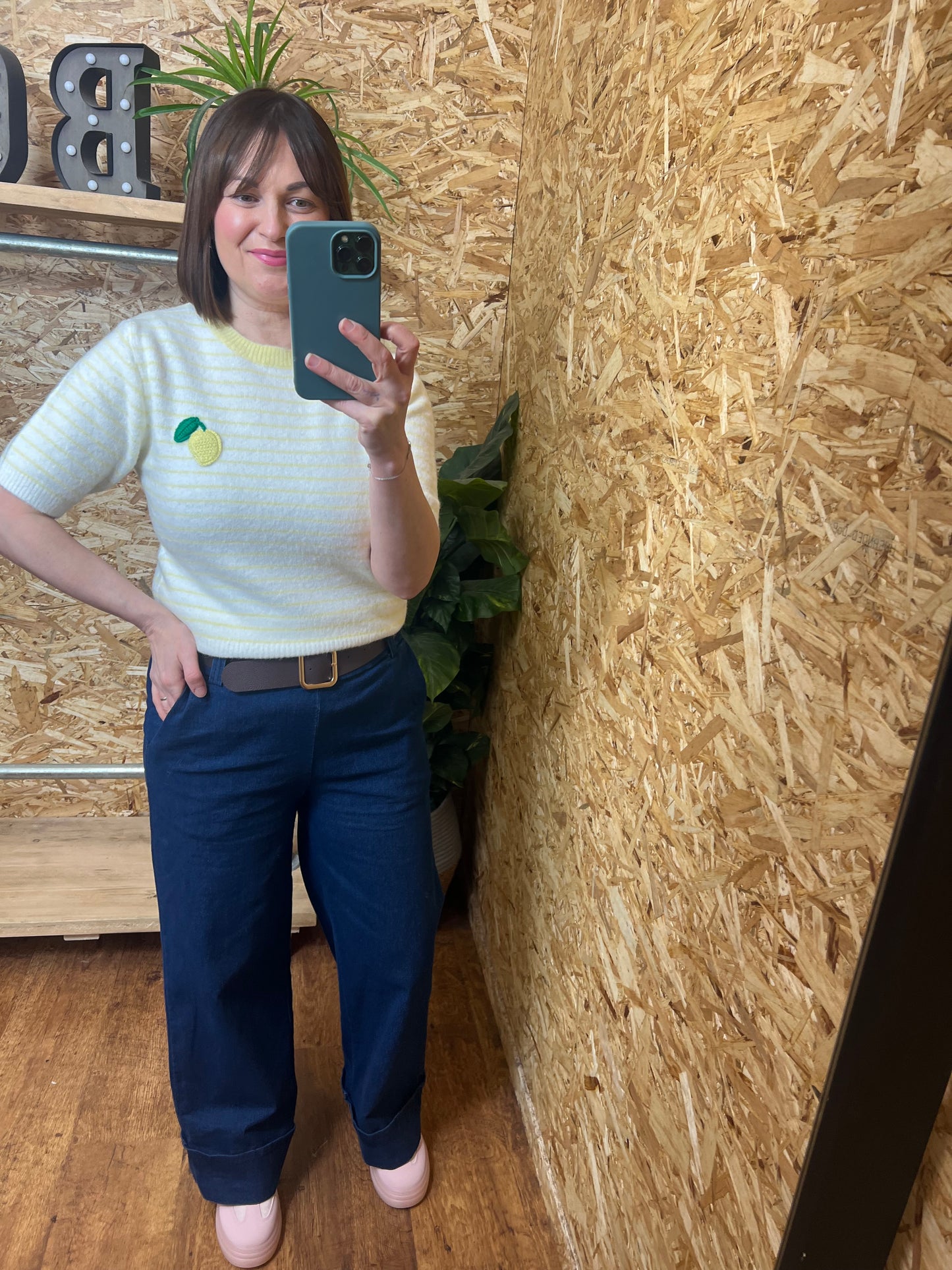 Lemon Stripe Knit