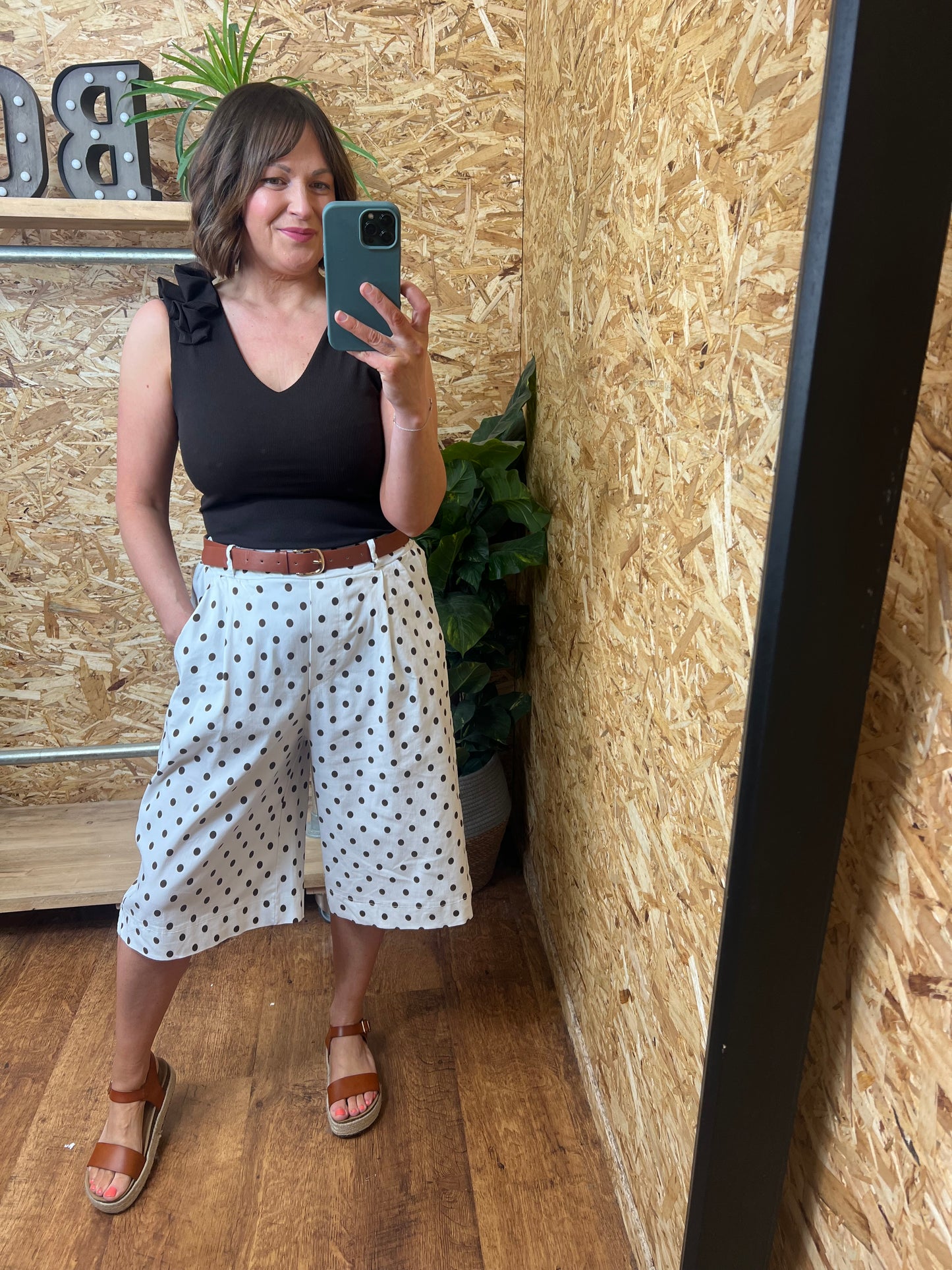 Polka Culotte Shorts
