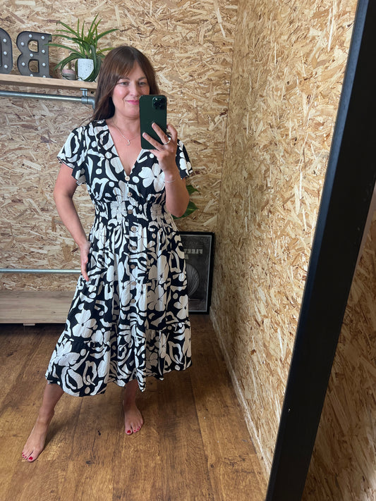 Kacey Floral Midi Dress