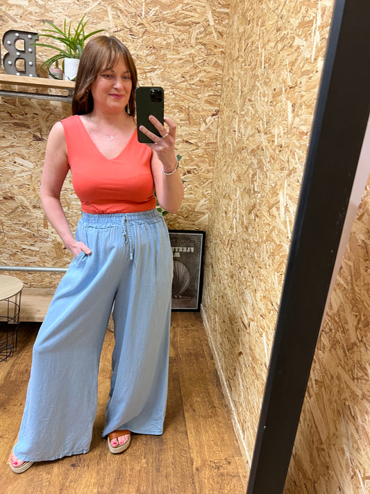 V Neck Vest Top
