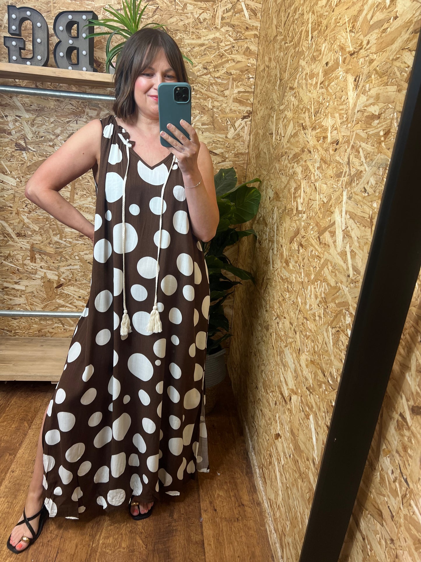 Polka Dot Maxi