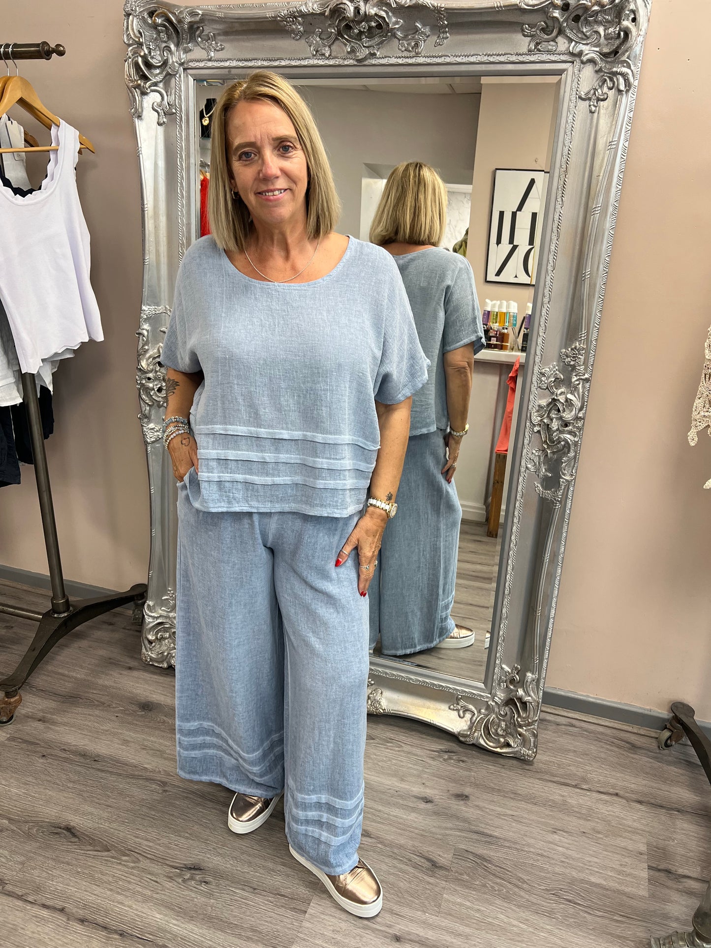 Nola Pleat Detail Trousers