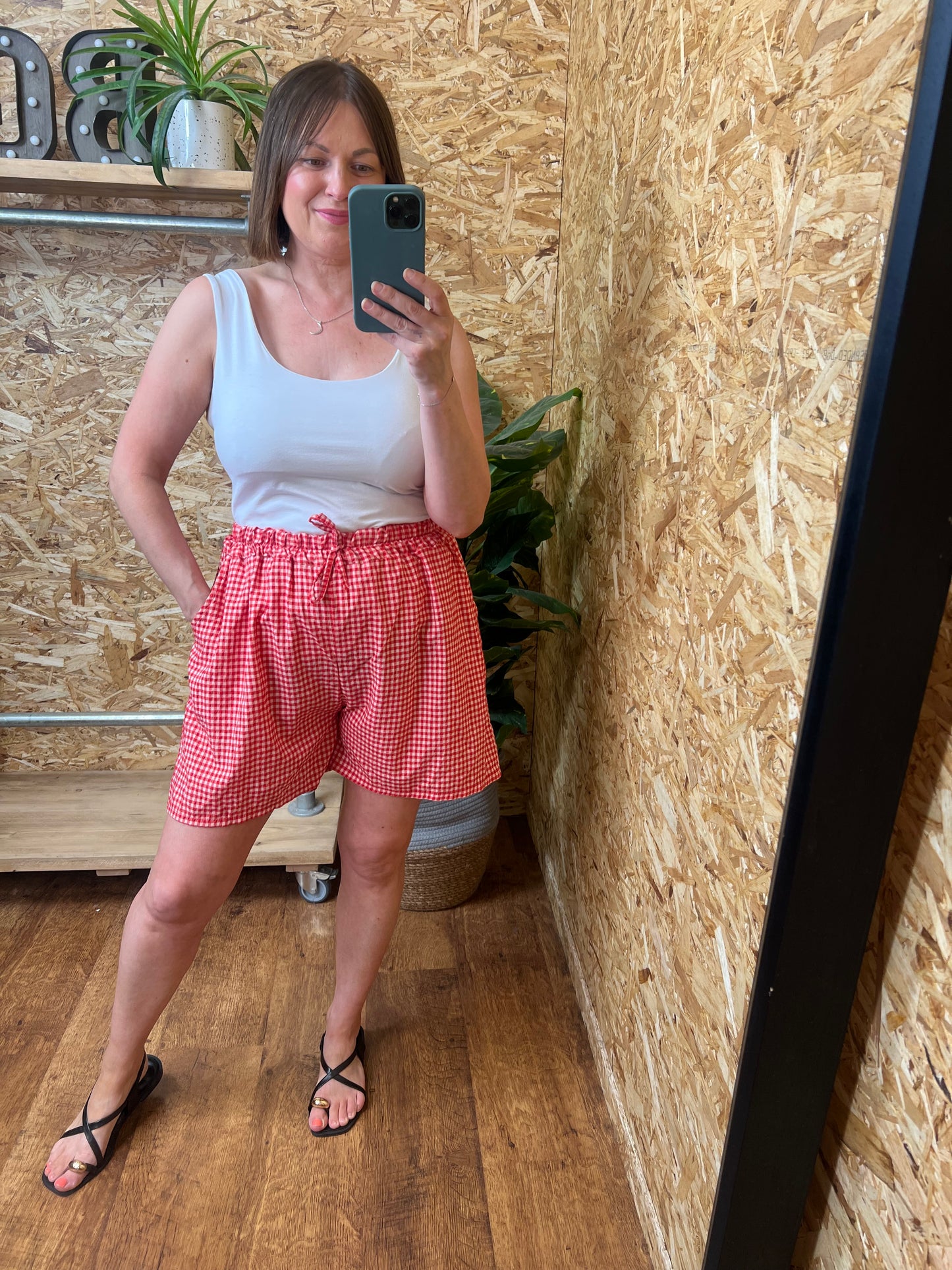 Gingham Shorts