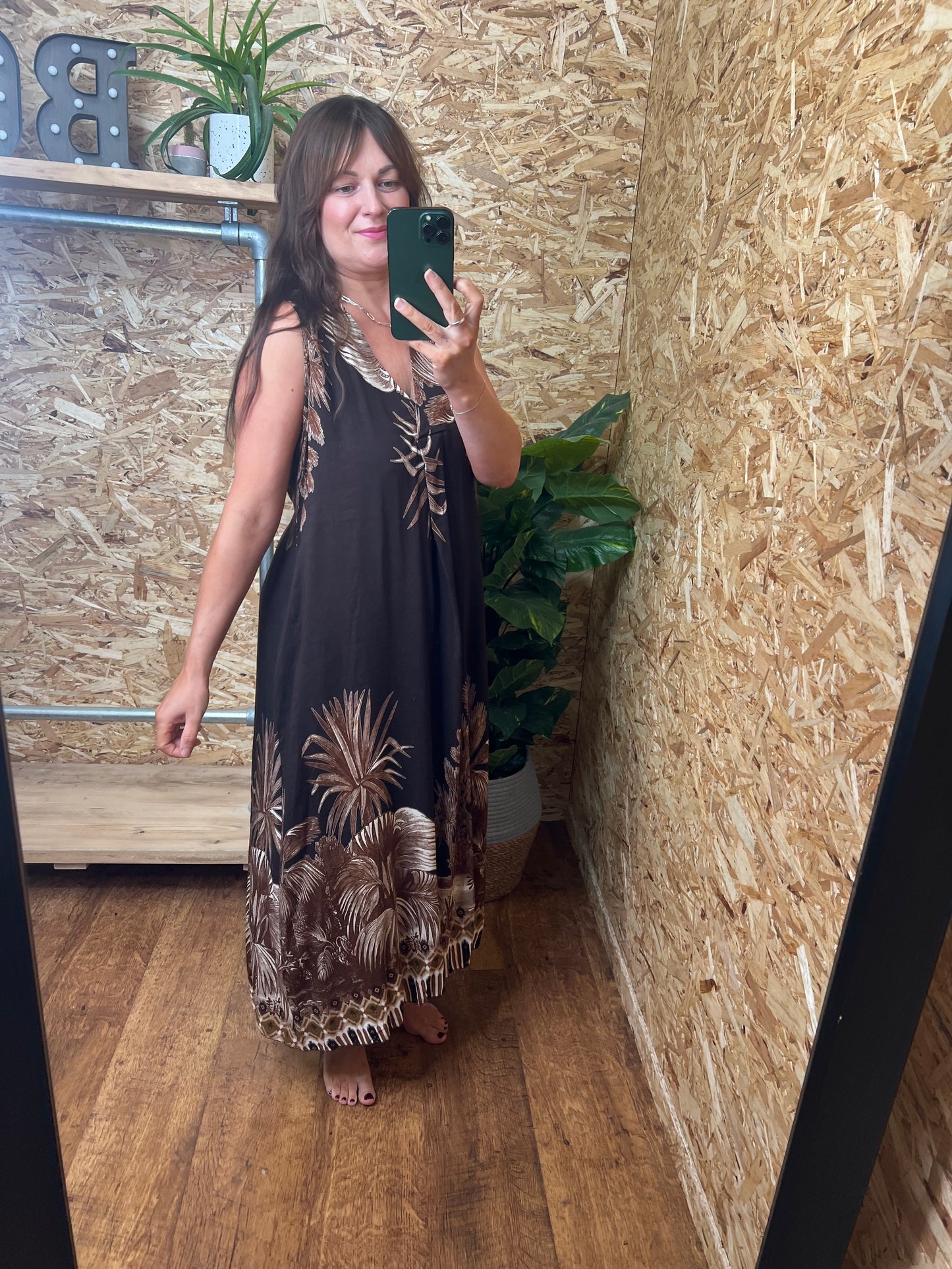 Botanical Print Dress