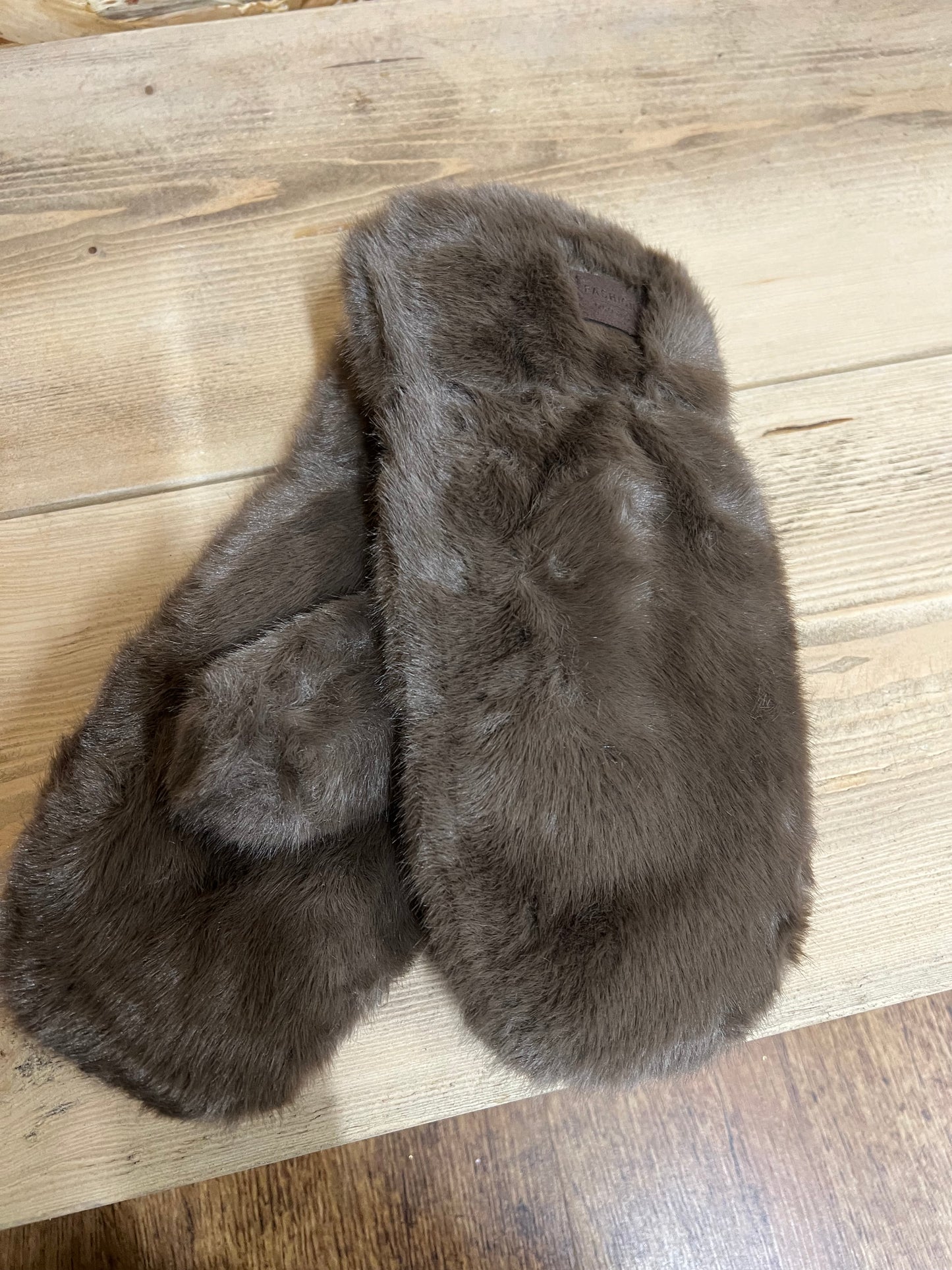 Faux Fur Mitts
