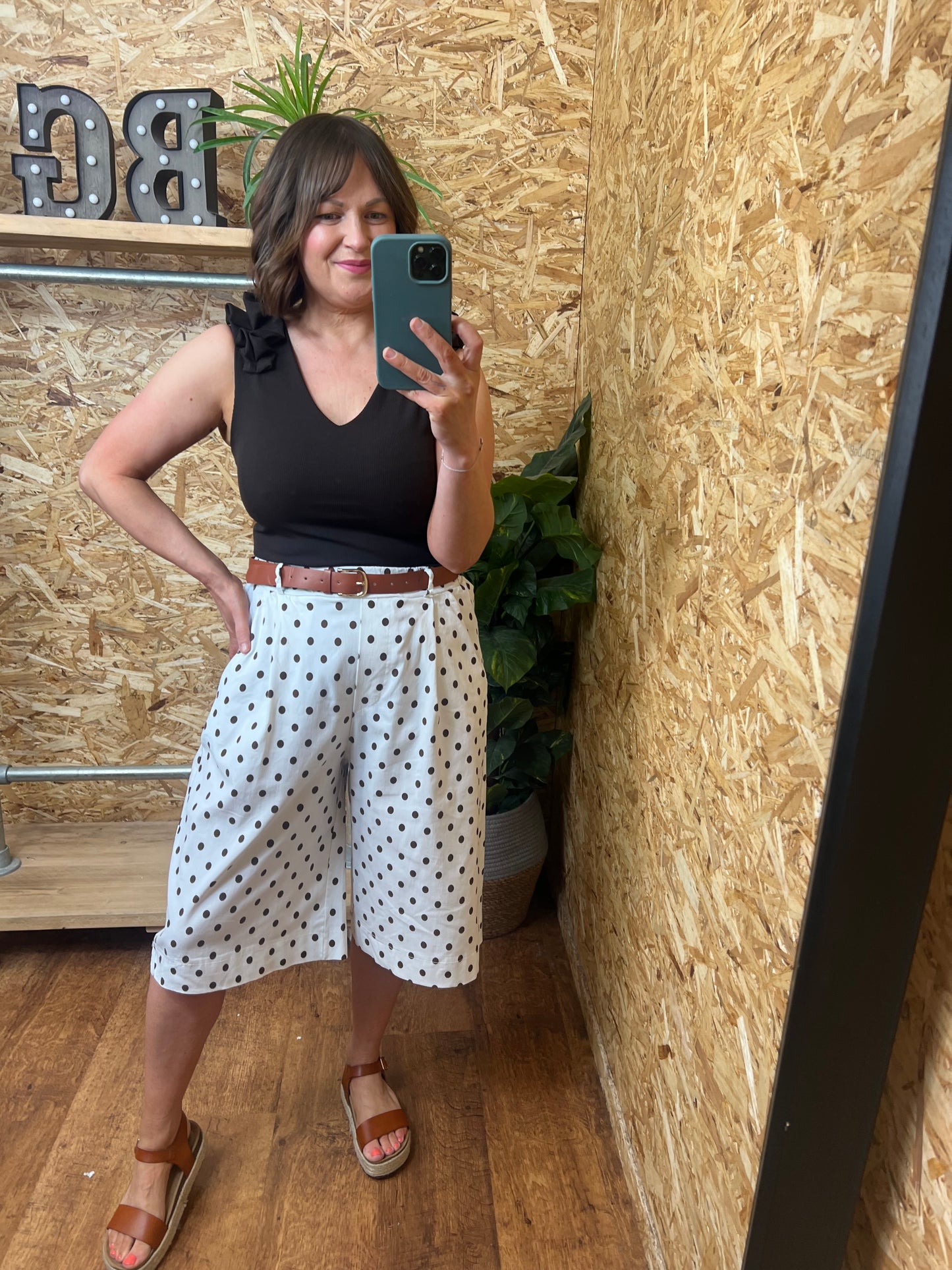Polka Culotte Shorts