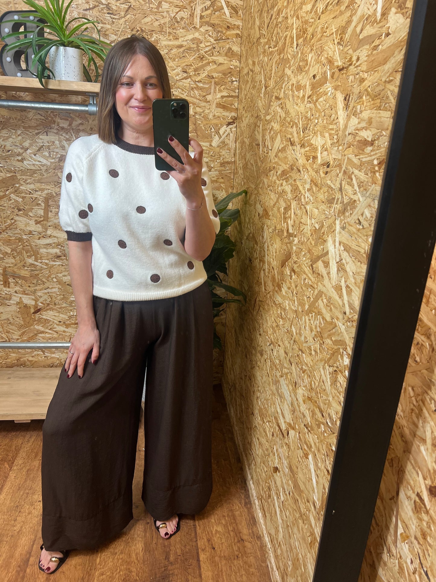 Short Spotty Knit